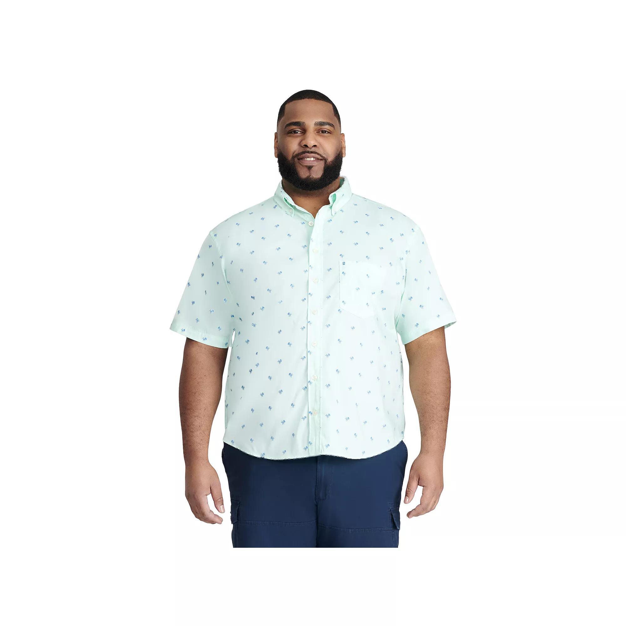 Big & Tall IZOD Advantage Classic-Fit Performance Button-Down Shirt, Mens Product Image