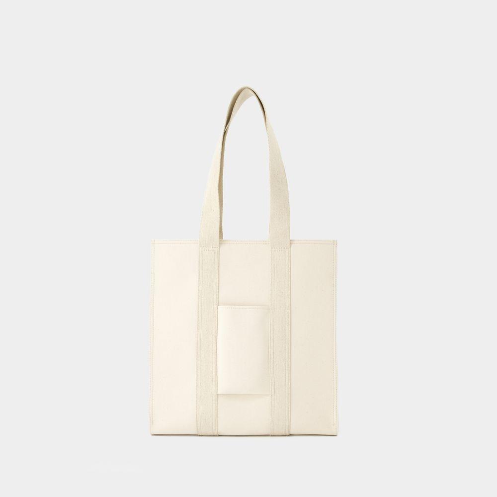 JACQUEMUS Cuerda Shopper Bag - Cotton - Off White In Neutrals Product Image