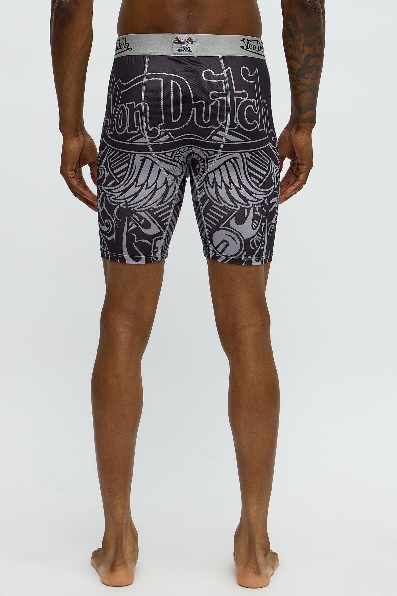 Von Dutch Monochrome Boxer Brief - Black/combo Male Product Image