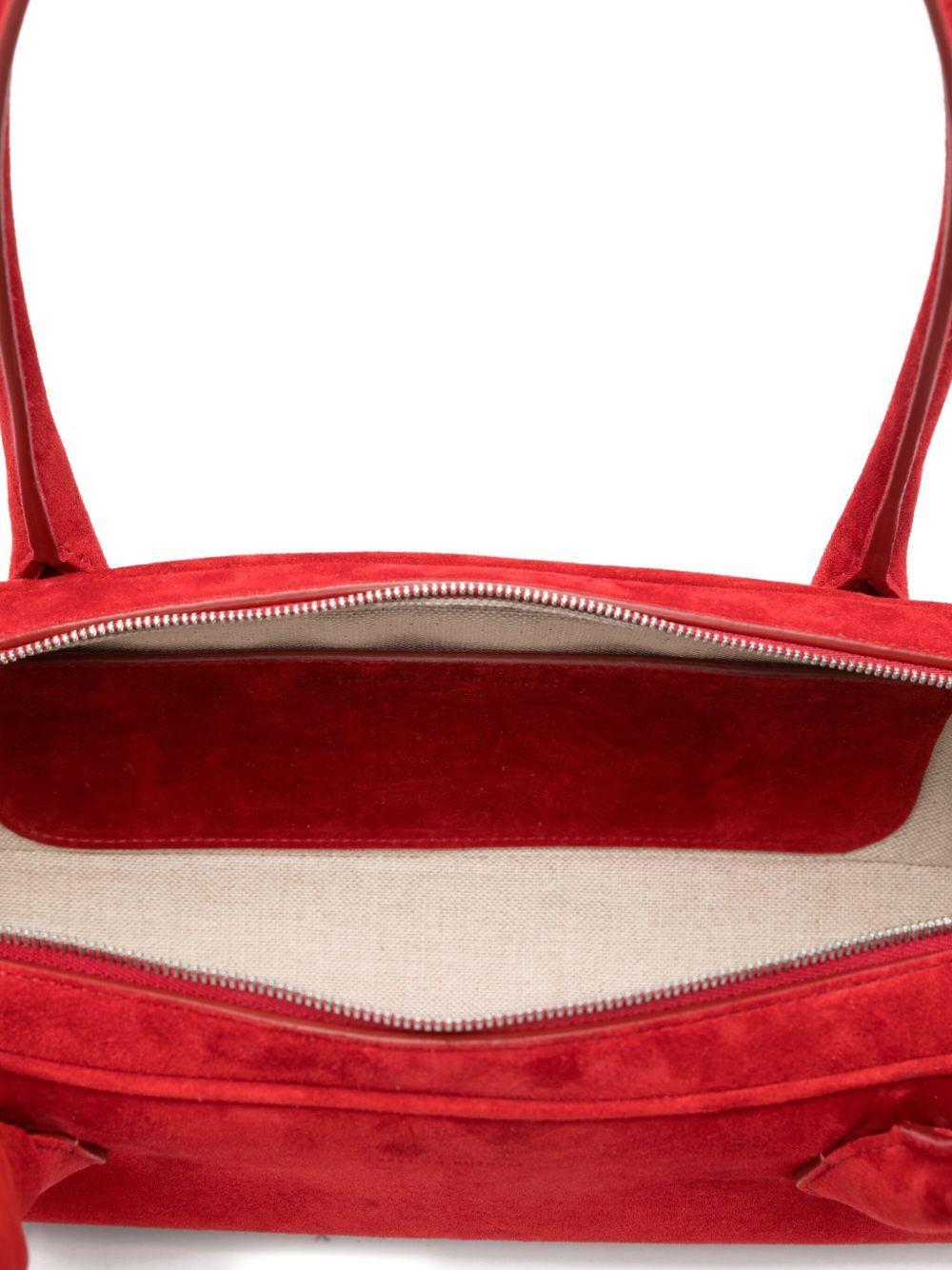 Brigitte Trapeze suede tote bag Product Image