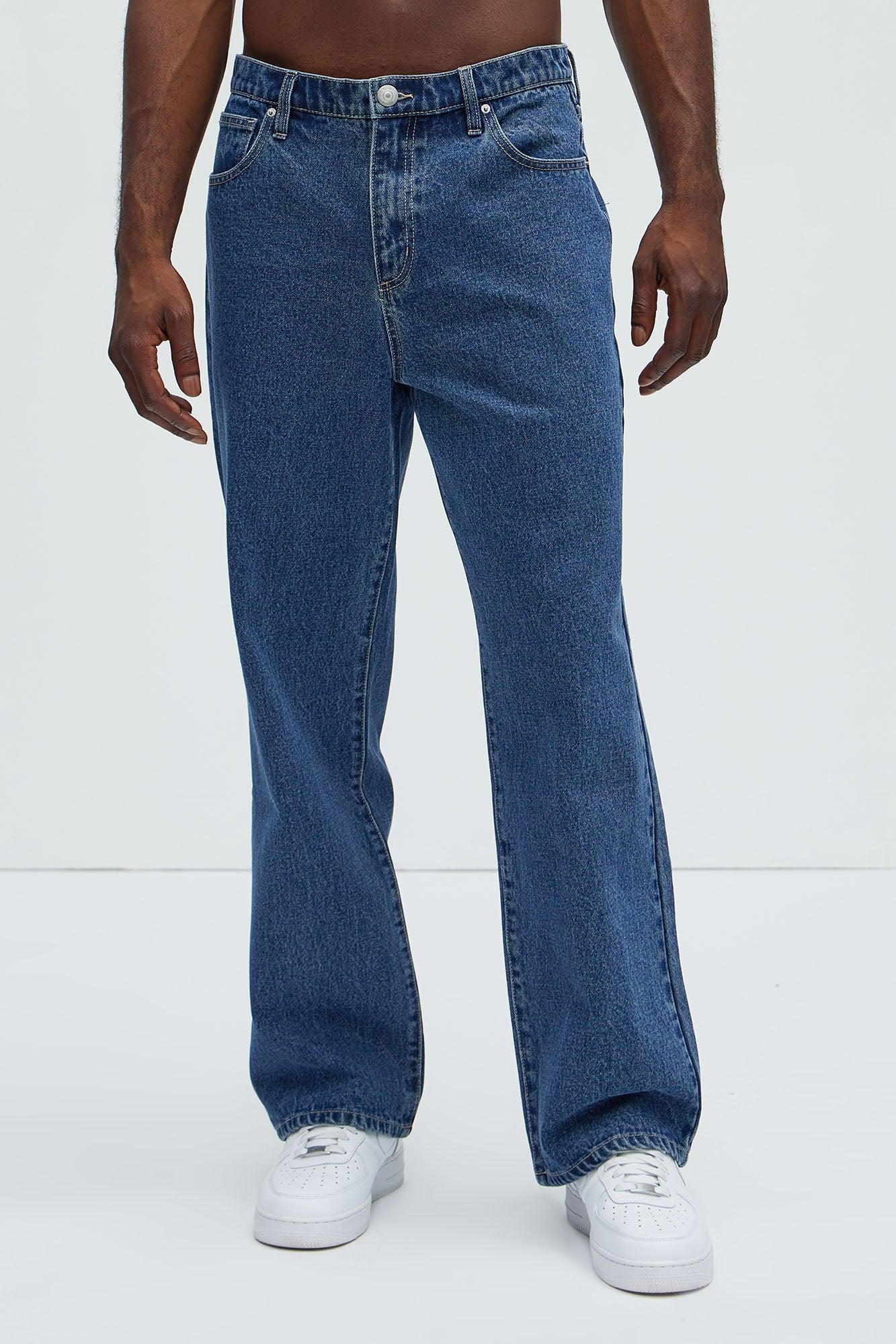 Dean Straight Jeans - Medium Blue Wash Product Image