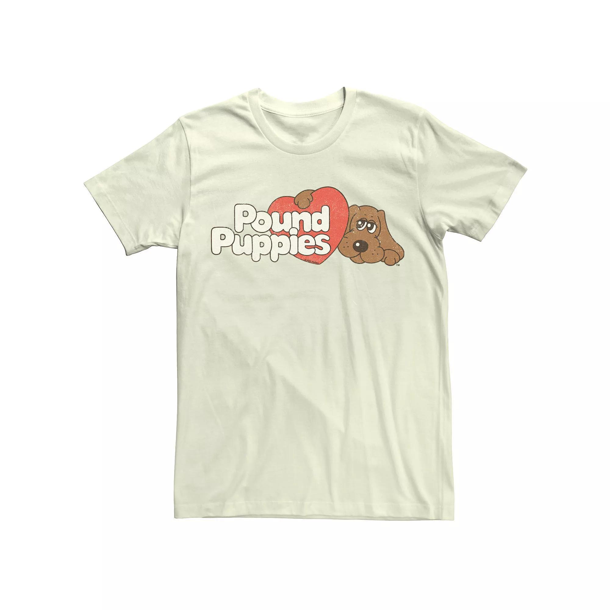 Men's Pound Puppies Vintage Logo Tee, Size: 3XL, Natural Product Image