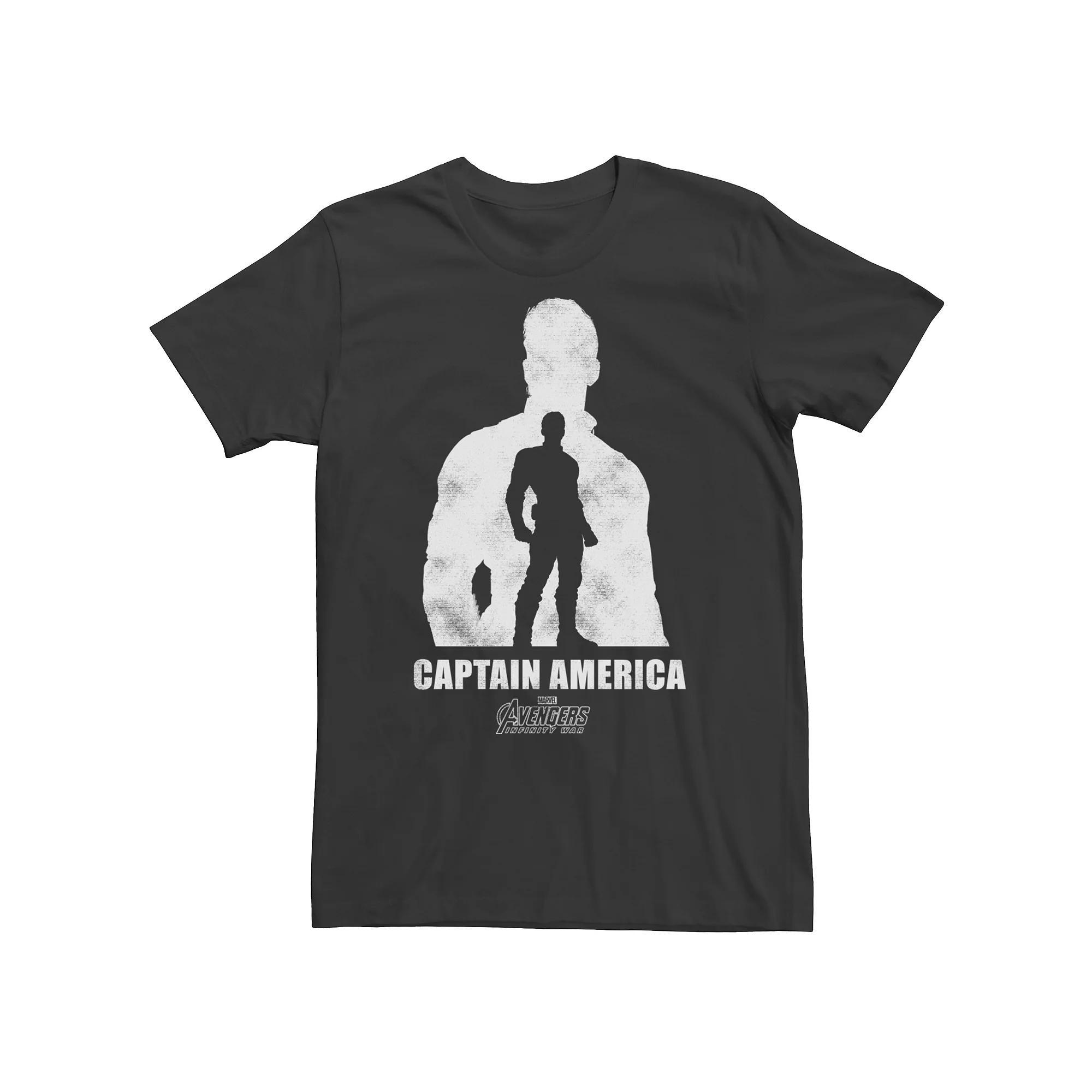 Mens Marvel Avengers Infinity War Captain America Graphic Tee Product Image