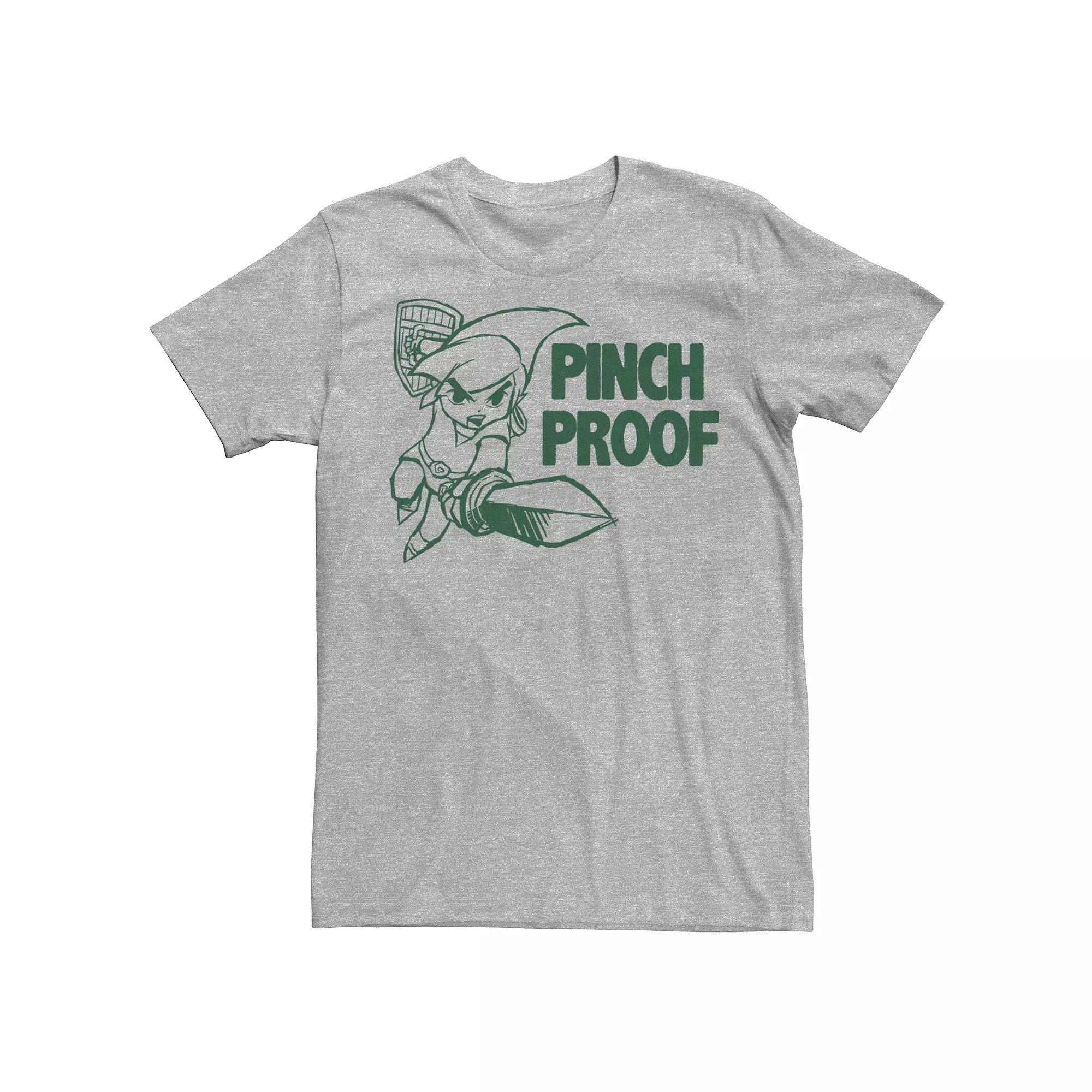 Men's Nintendo Zelda Skill St. Patricks Tee, Size: XL, Athletic Grey Product Image
