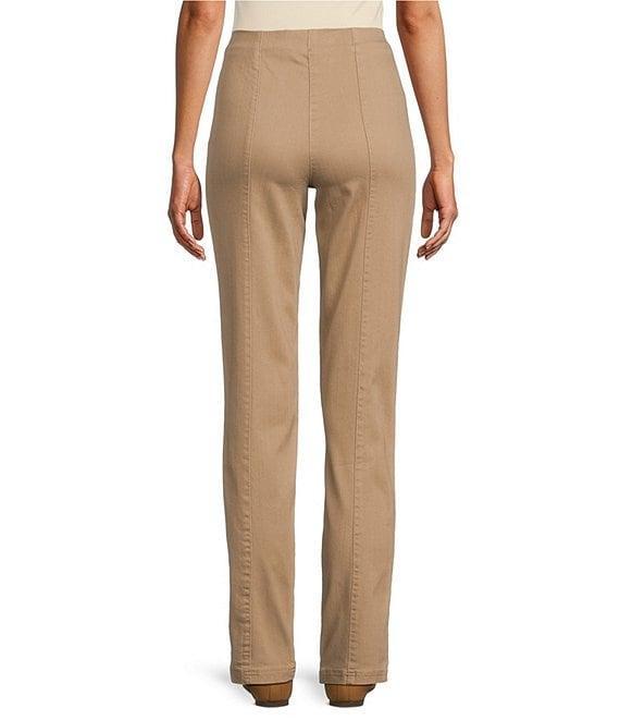 Intro Nia Straight Leg Pull-On Denim Jeans Product Image