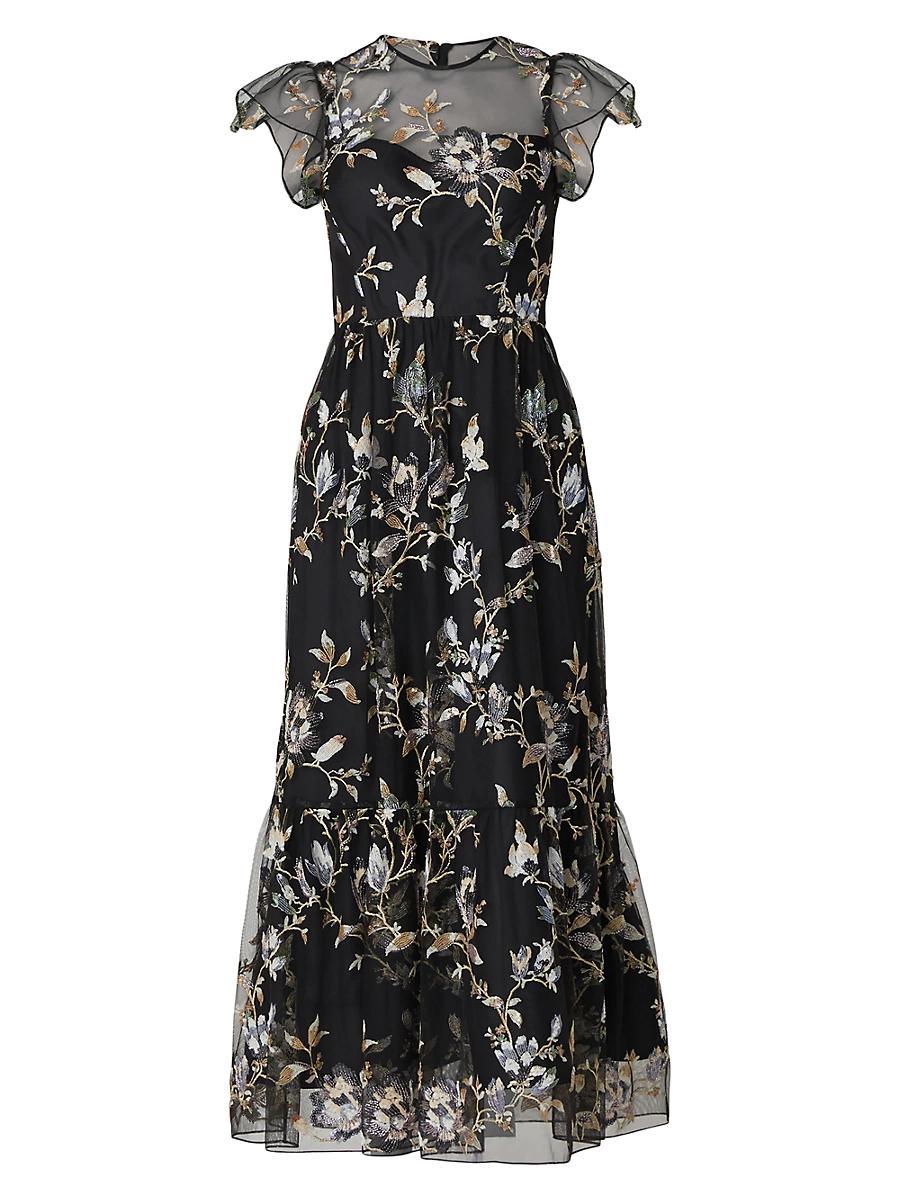 Womens Josephina Floral Organza Dress Product Image