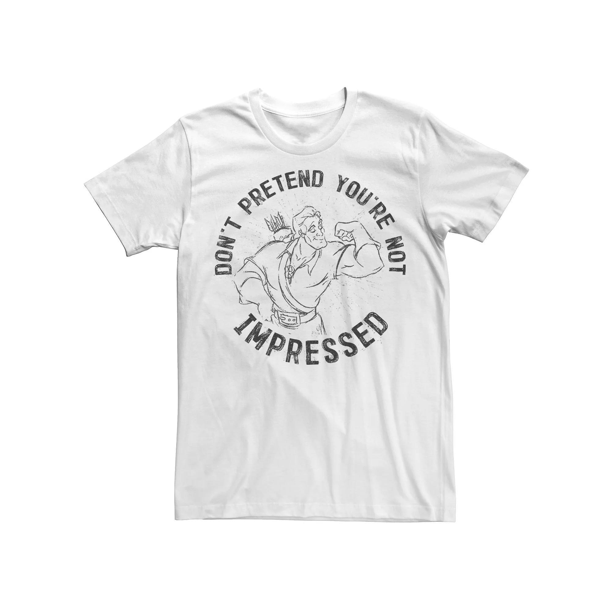 Disney's Beauty & The Beast Gaston Men's Muscles Tee, Size: XL, White Product Image