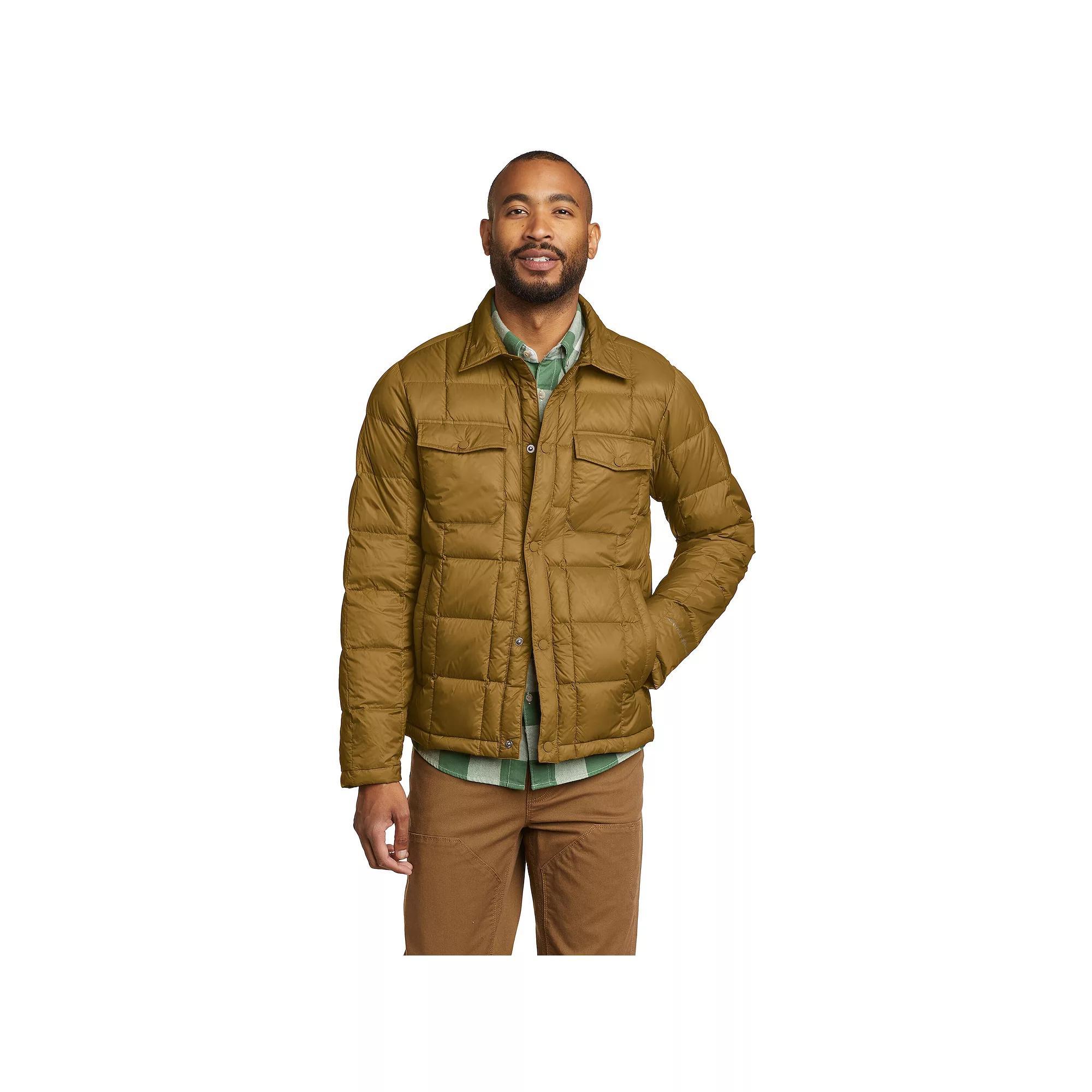 Men's Eddie Bauer Cirruslite Shacket, Size: Small, Bronze Product Image