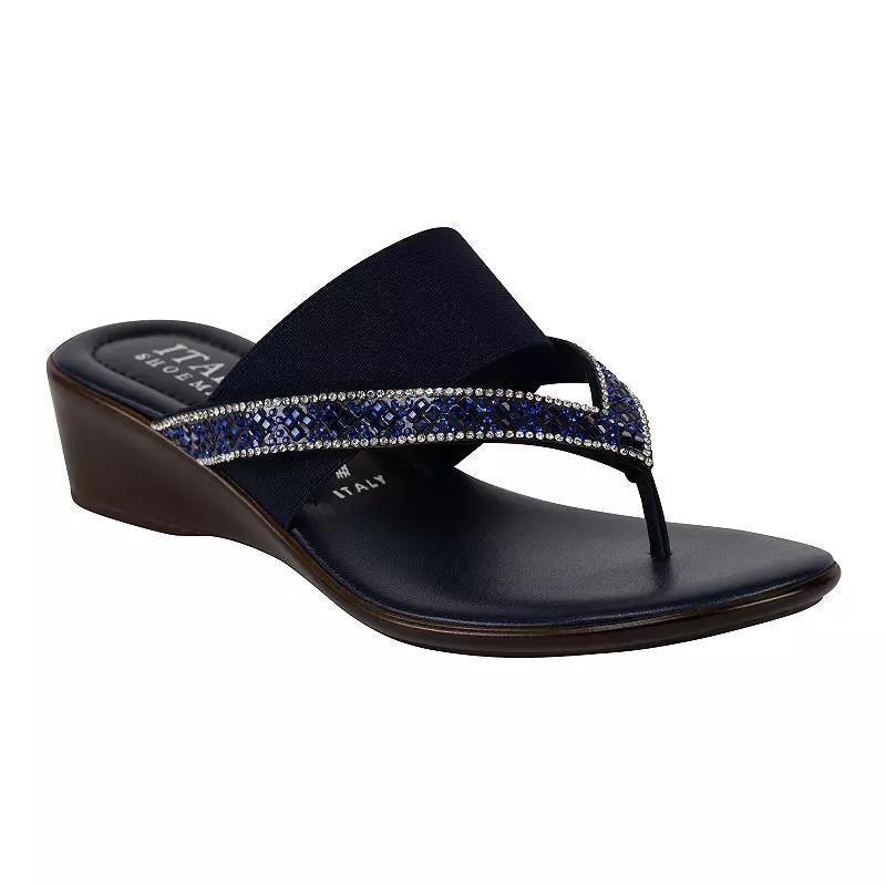 Italian Shoemakers Deleiza Women's Sandals, Size: 6, White Product Image