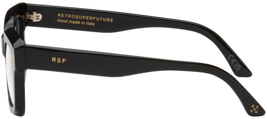 RETROSUPERFUTURE Black Numero 118 Glasses In Nero Product Image