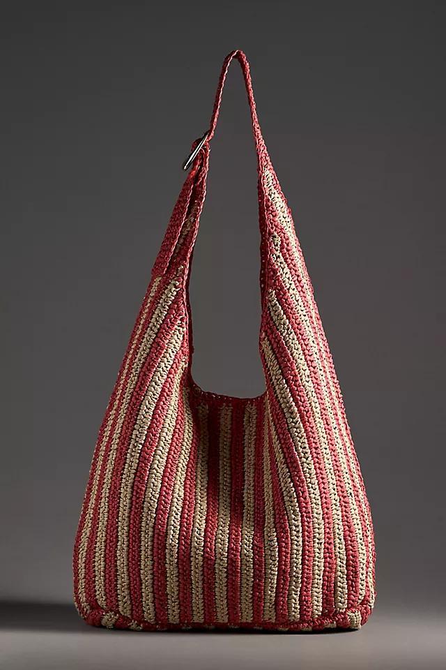 The Love Knot Slouchy Bag: Raffia Buckle Edition Product Image