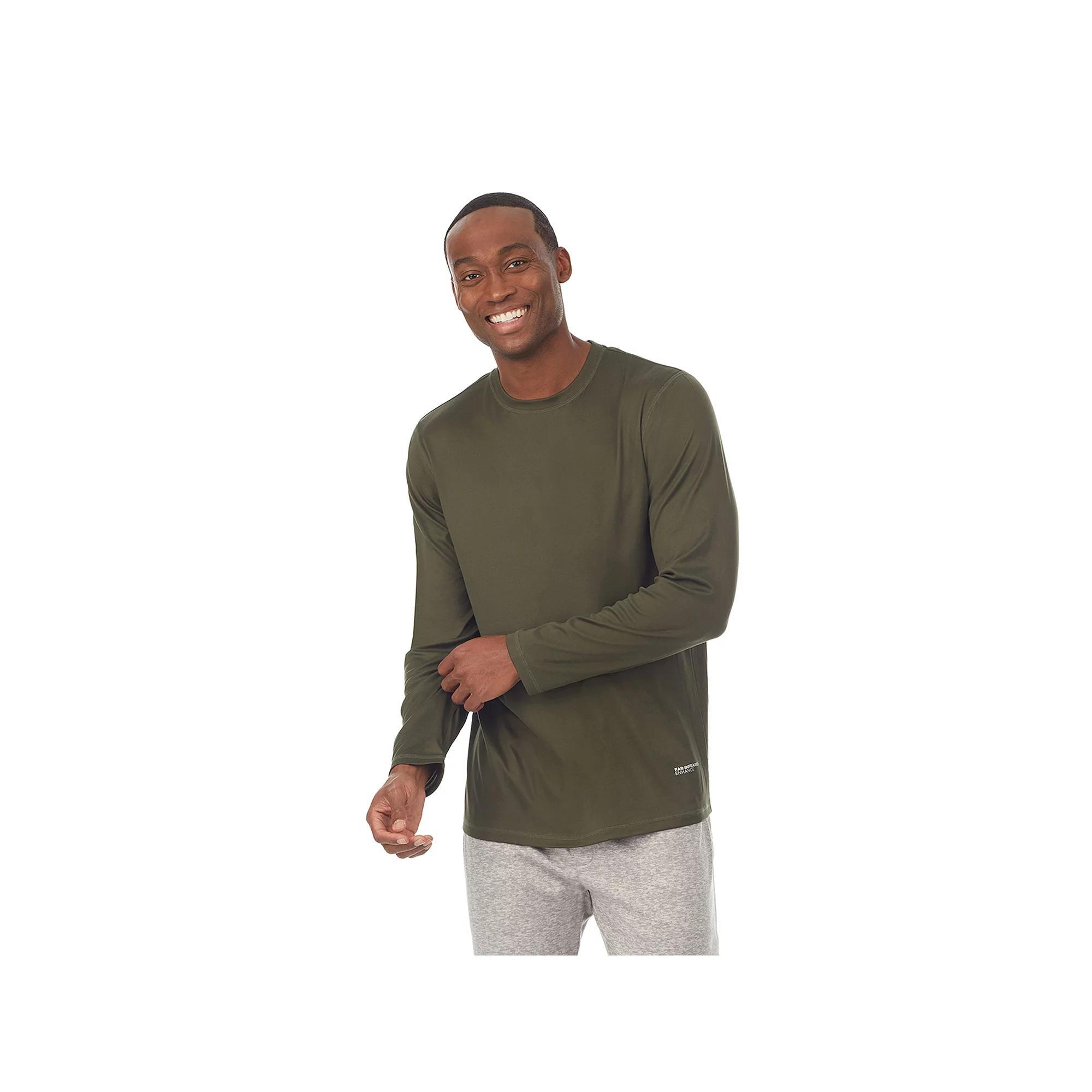 Big & Tall Cuddl Duds Far Infrared Crewneck Short Sleeve Pajama Tee, Mens Product Image