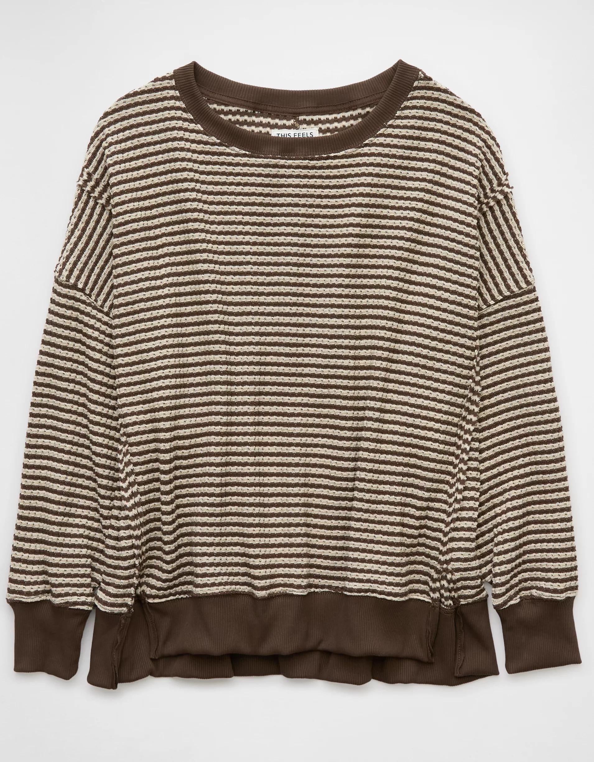 AE Big Hug Waffle Sweatshirt Product Image