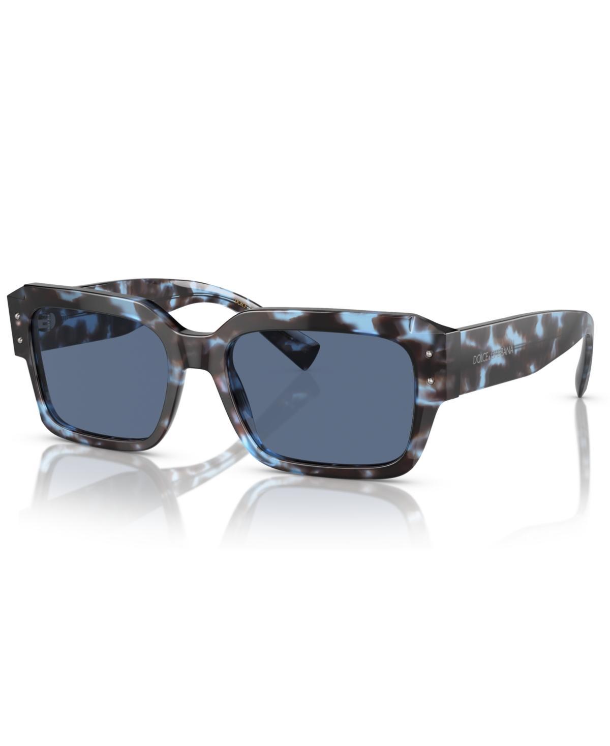 Dolce  Gabbana Mens DG4460 56mm Havana Square Sunglasses Product Image