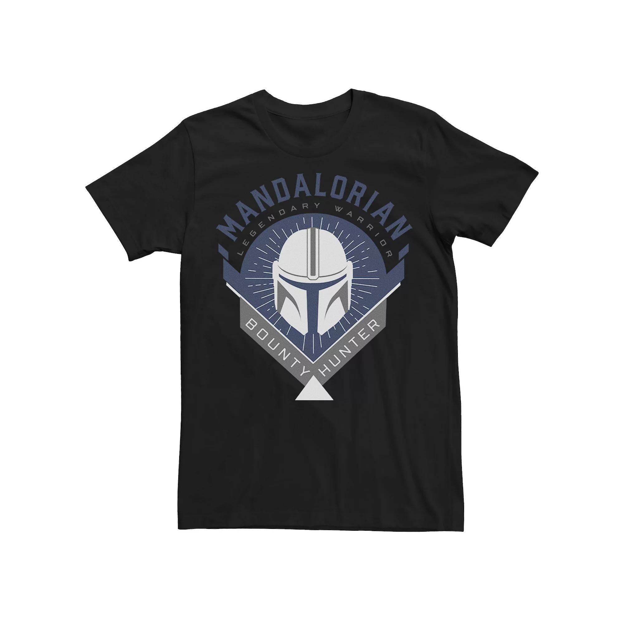 Men's The Mandalorian Warrior Emblem Tee, Size: 3XL, White Product Image