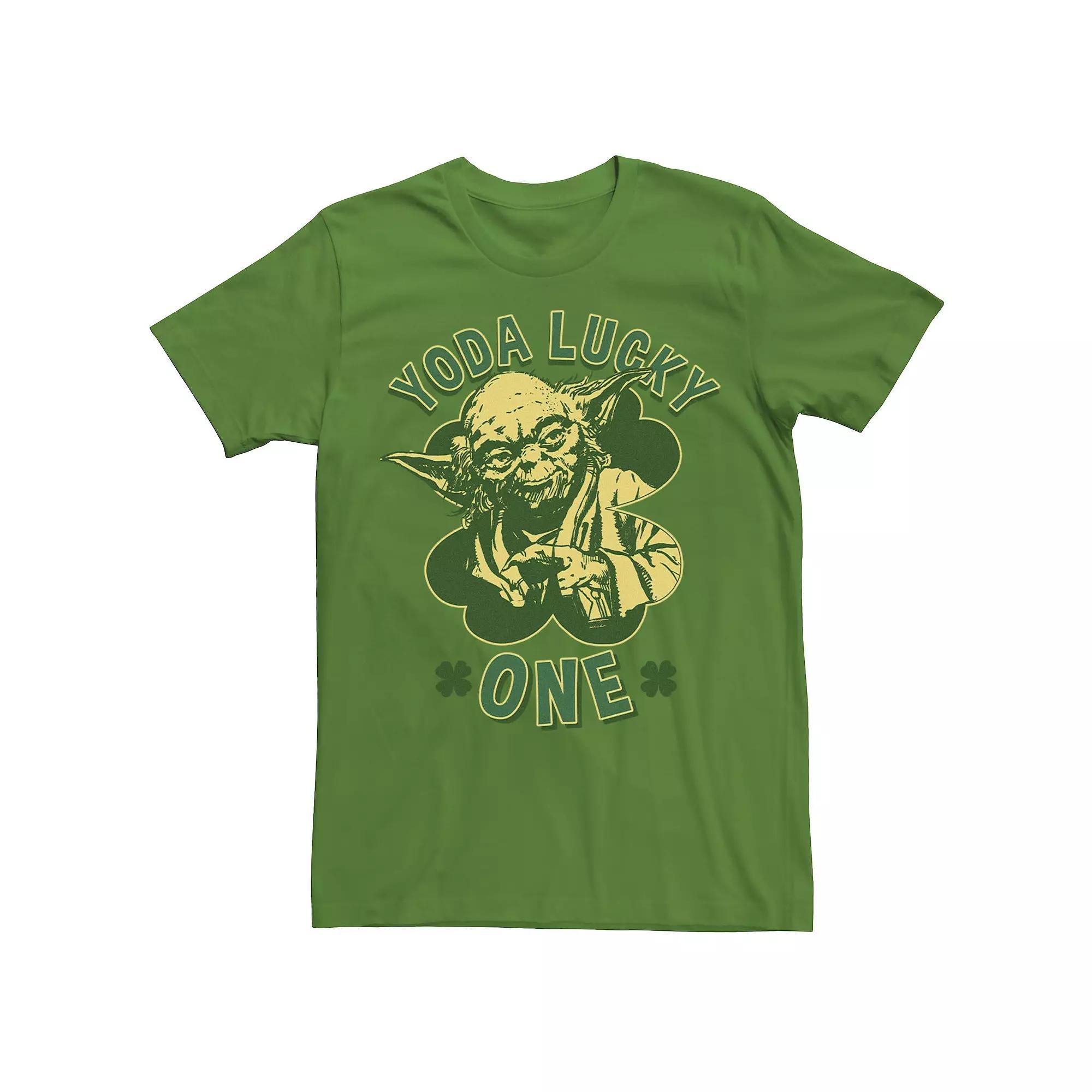 Mens Star Wars Yoda Lucky One Tee Product Image