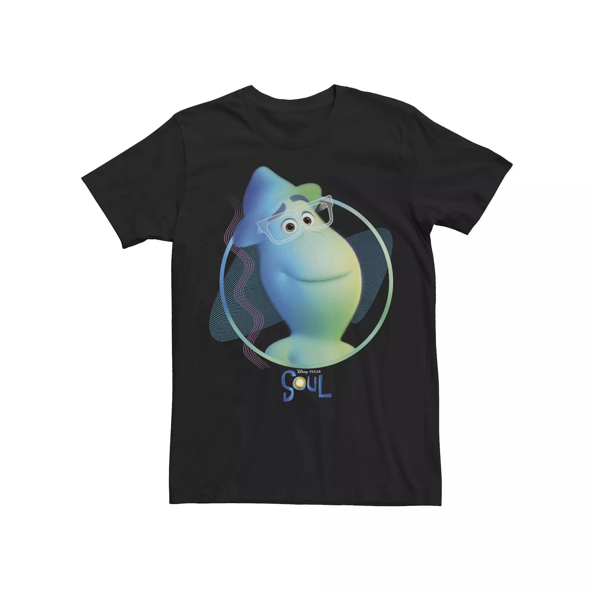 Disney / Pixar's Soul Joe Men's Soul Circle Portrait Tee, Size: Large, Black Product Image