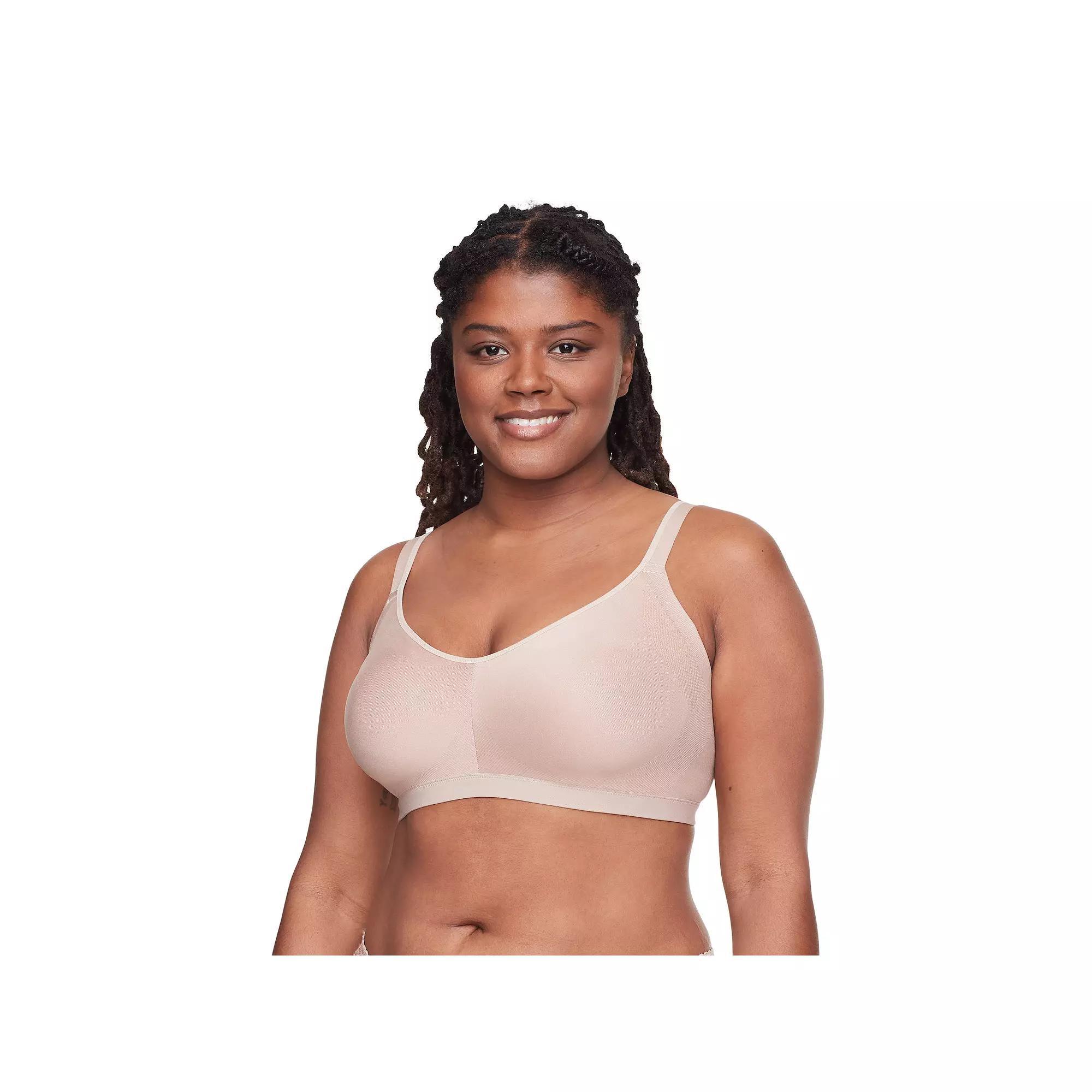 Warners Easy Does It® Underarm-Smoothing with Seamless Stretch Wireless Lightly Lined Comfort Bra RM3911A, Women's, Size: XS, Rich Black Product Image