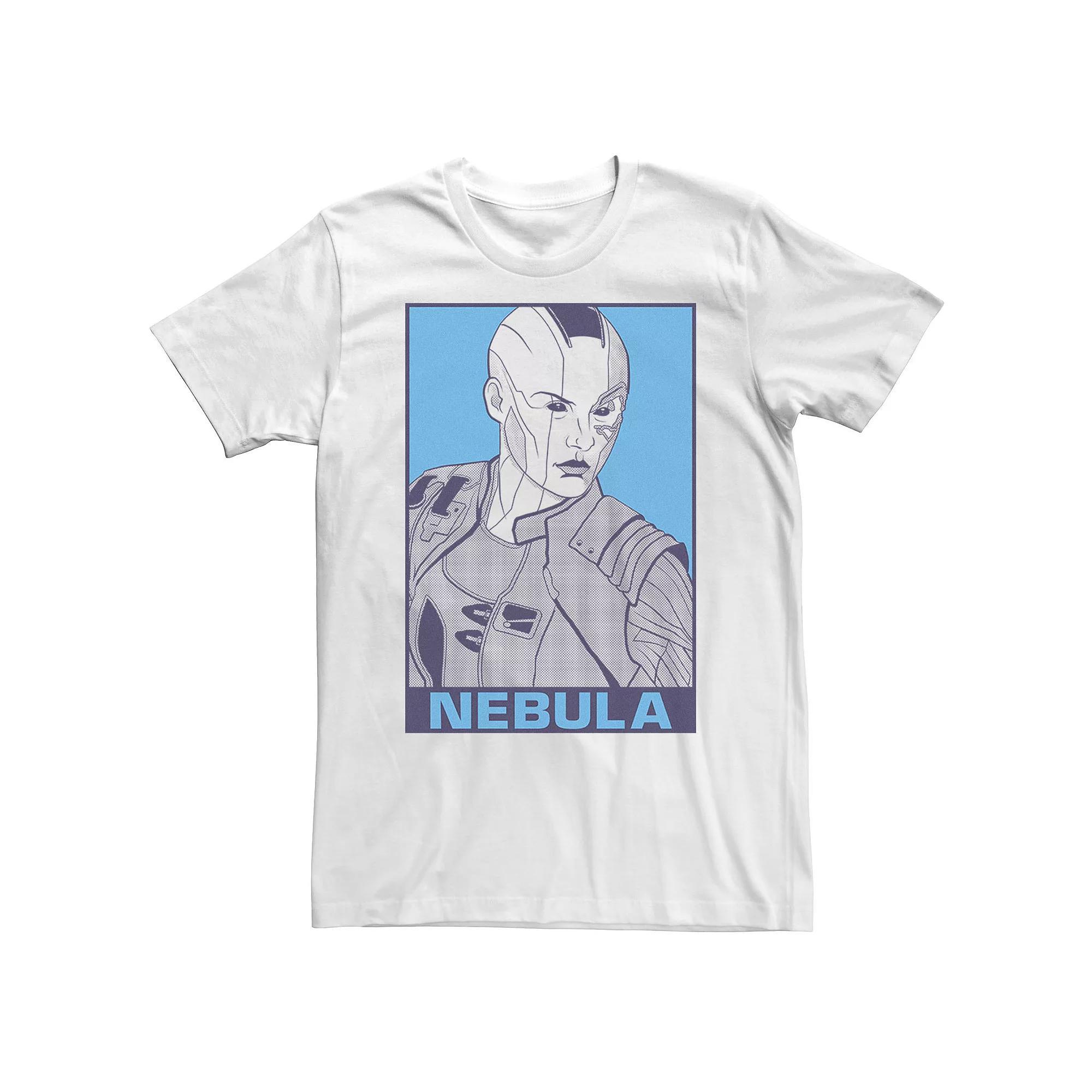 Big & Tall Marvel Avengers Endgame Nebula Pop Art Tee, Men's, Size: 5XL, White Product Image