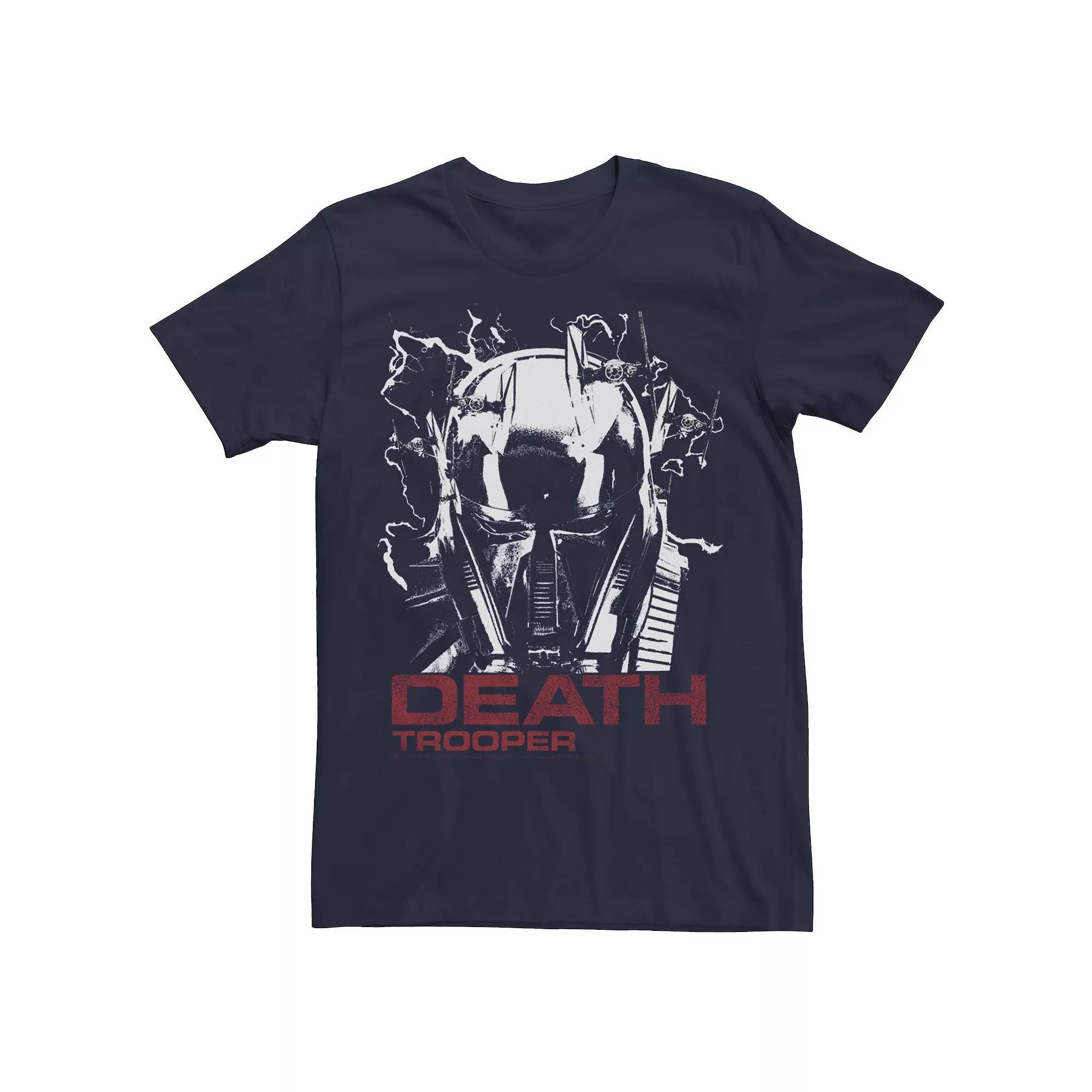 Men's Rogue One: A Star Wars Story Death Trooper Collage Tee, Size: Medium, Blue Product Image