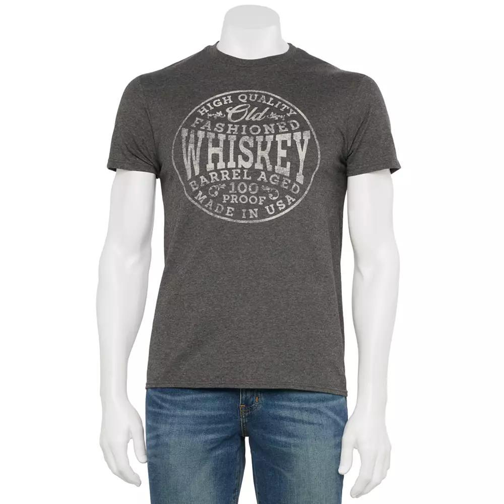 Men's Old Fashioned Tee, Size: Medium, Gray Product Image