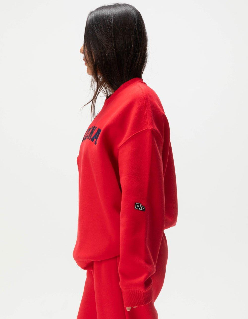 HYPE AND VICE University of Arizona Womens Crewneck Sweatshirt Product Image