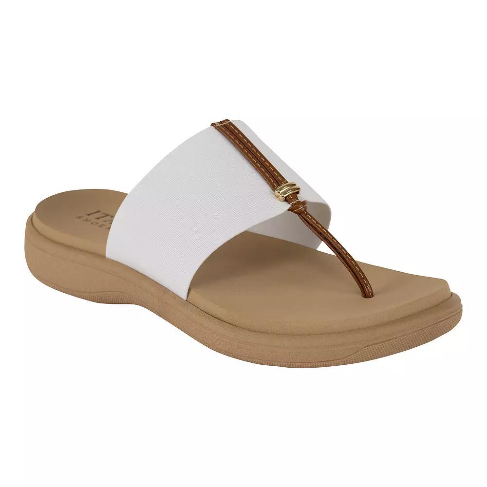 Italian Shoemakers Jahzara Women's Sandals, Size: 10, White Product Image