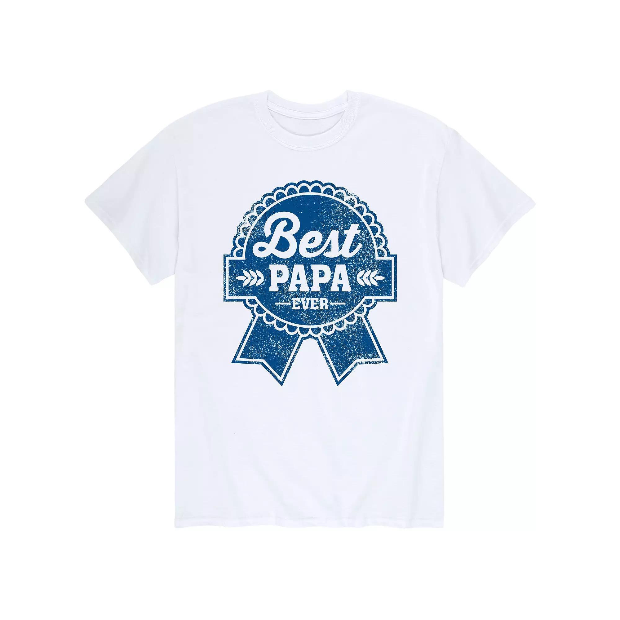 Mens Beet Label Best Papa Tee Product Image