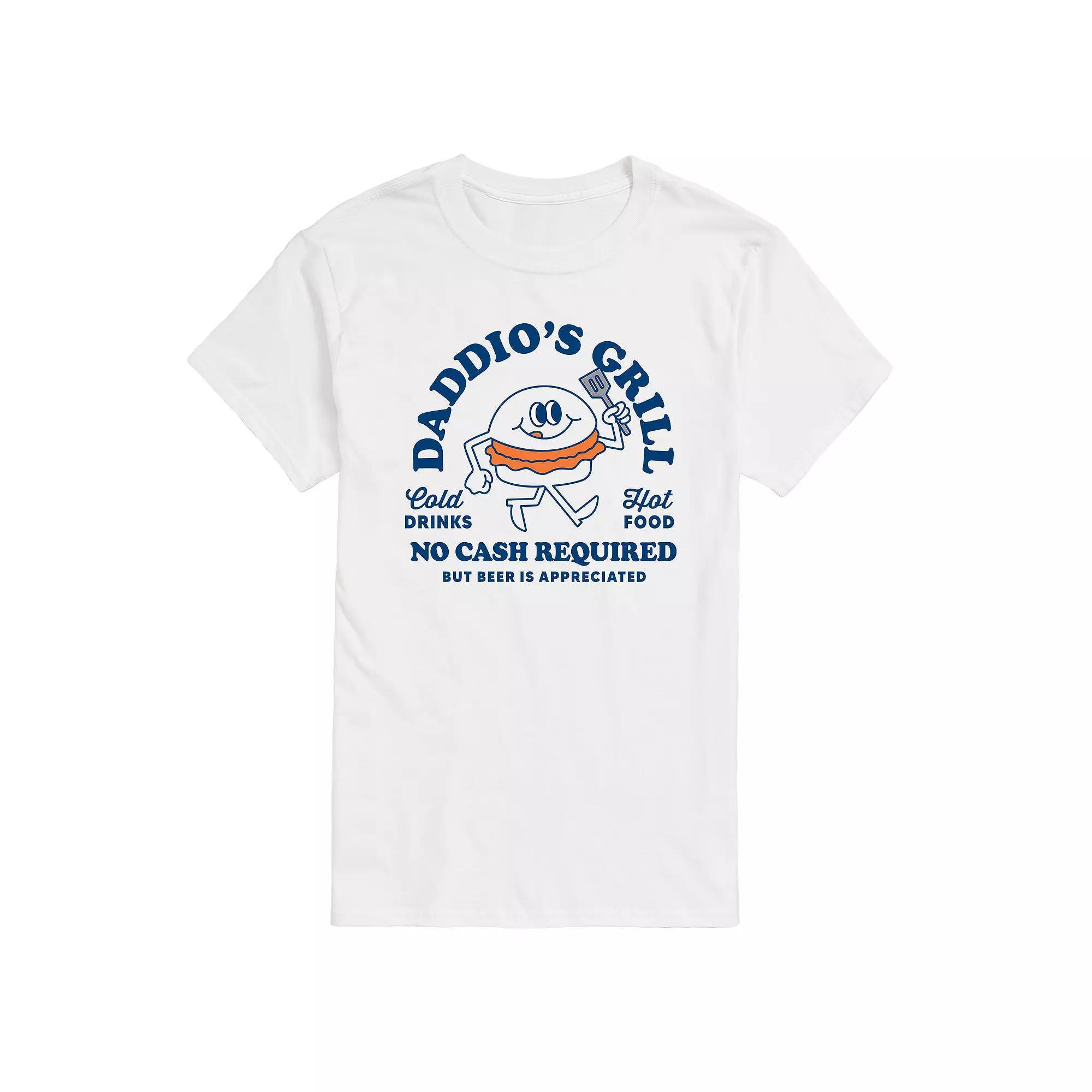 Men's Daddios Grill Tee, Size: Large, White Product Image