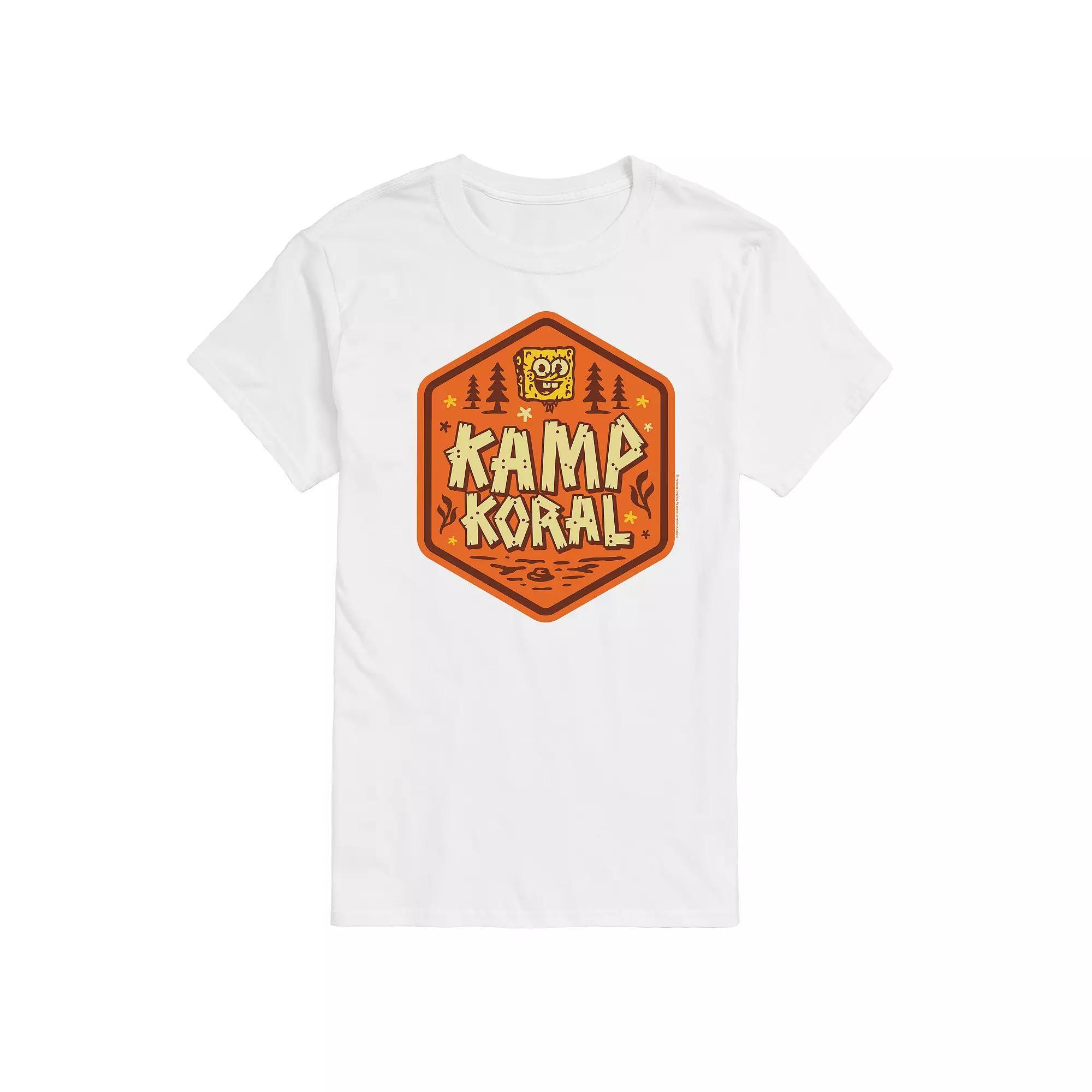 Mens SpongeBob SquarePant Kamp Koral Graphic Tee Product Image