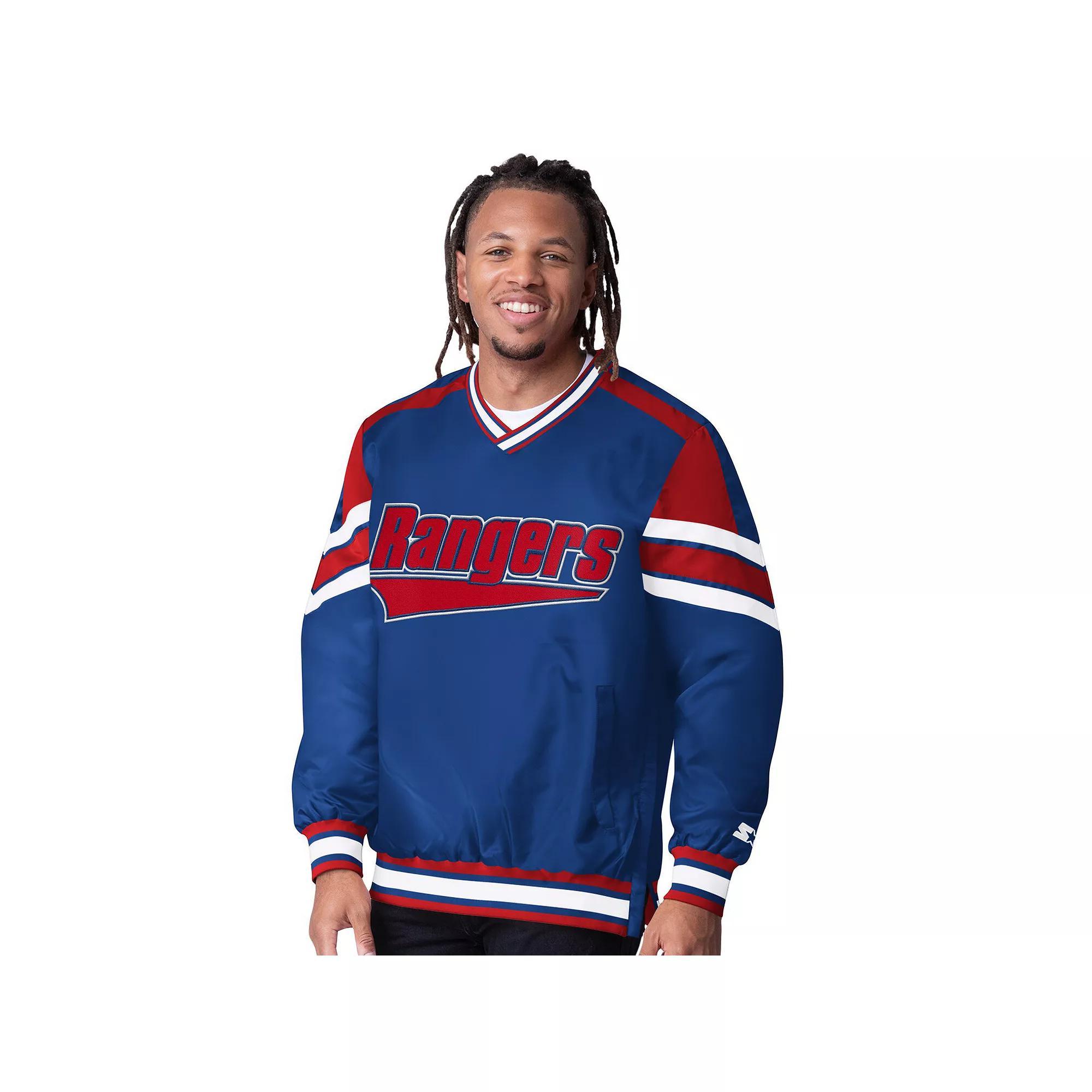 Mens Starter Minnesota Wild Reliver I V-Neck Pullover Sweatshirt Product Image