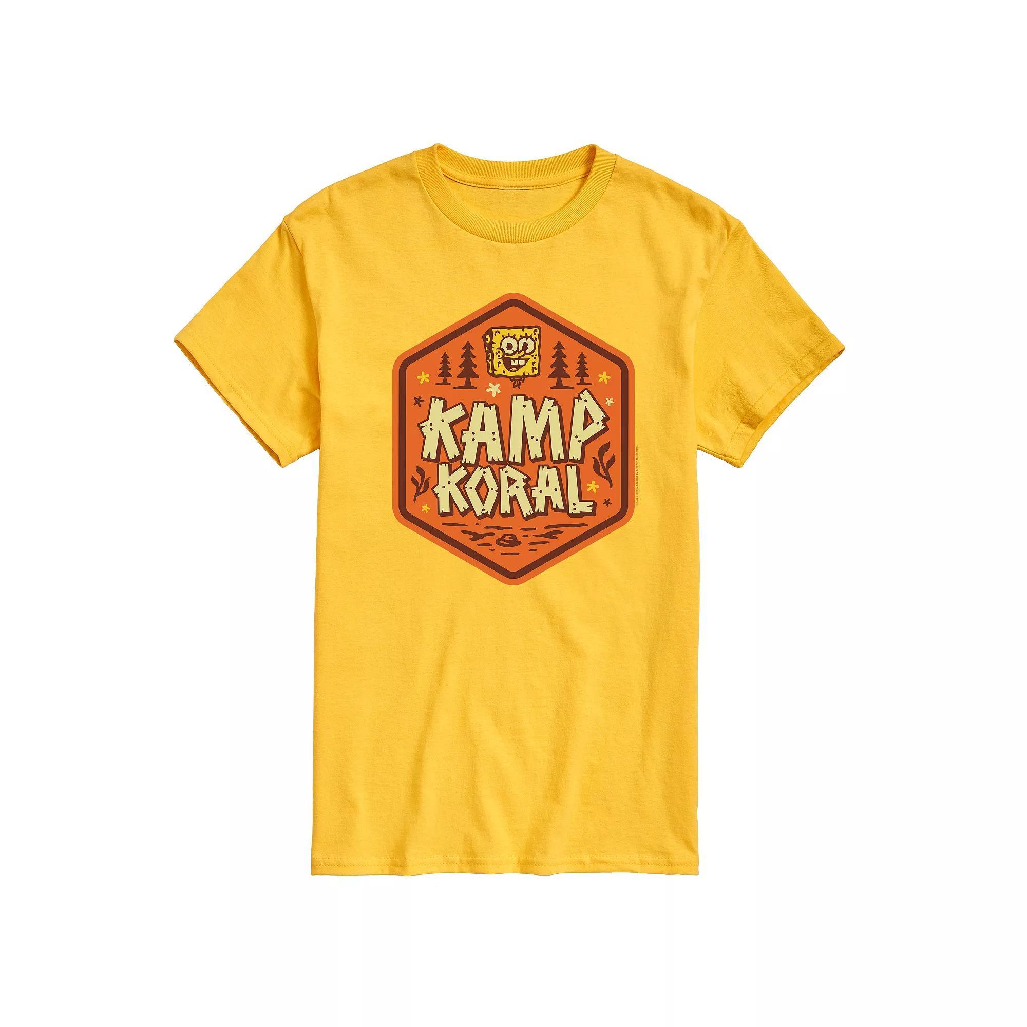 Mens SpongeBob SquarePant Kamp Koral Graphic Tee Product Image