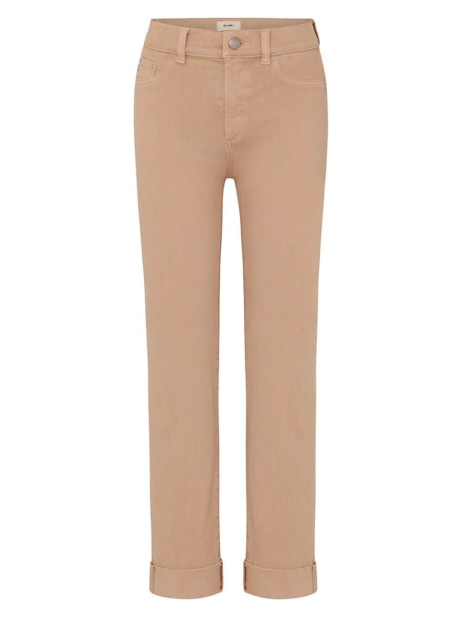 Womens Mara Straight Mid Rise Instasculpt Ankle Jeans Product Image
