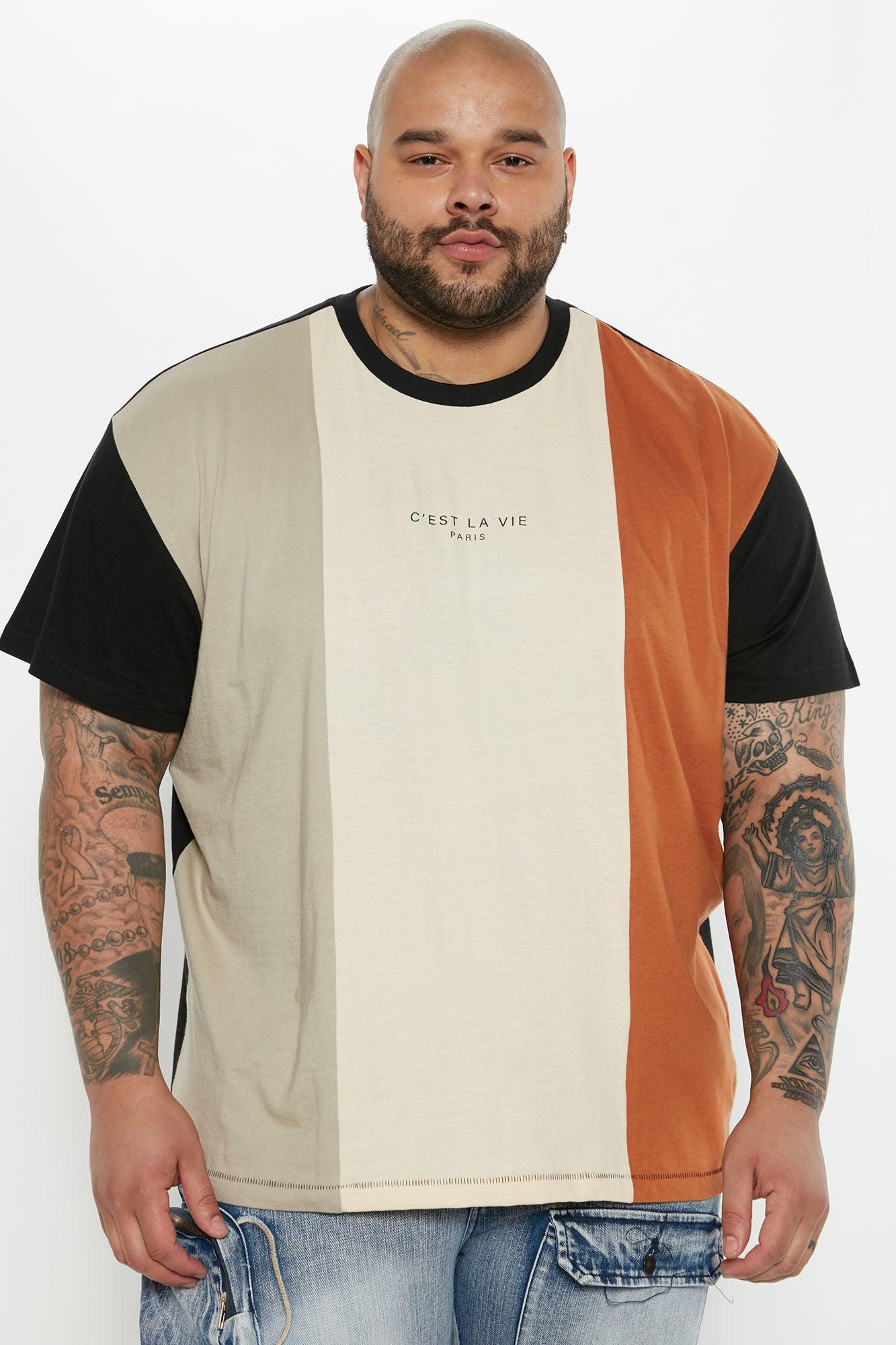C'est La Vie Short Sleeve Tee - Multi Color Product Image