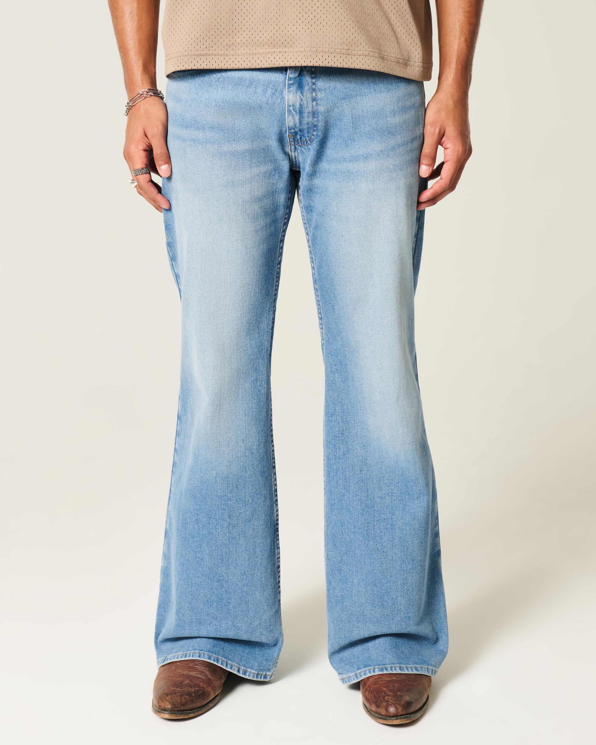 Medium Wash Flare Jeans Product Image