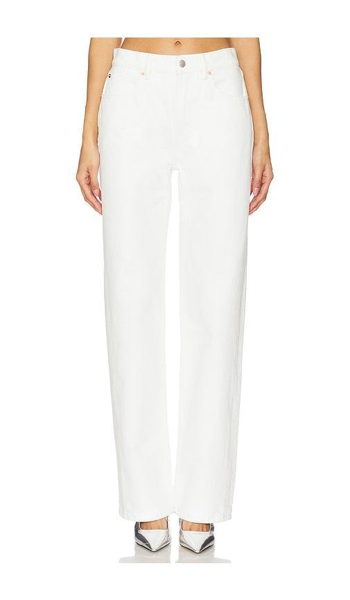 Ez - Mid Rise Relaxed Straight Vintage White Alexander Wang Product Image