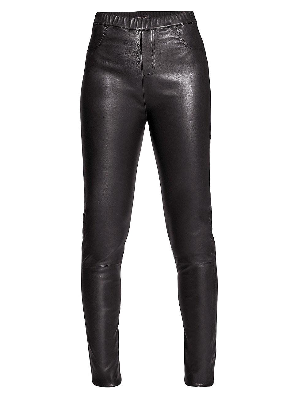 Womens Kiki Stretch Leather Leggings Product Image
