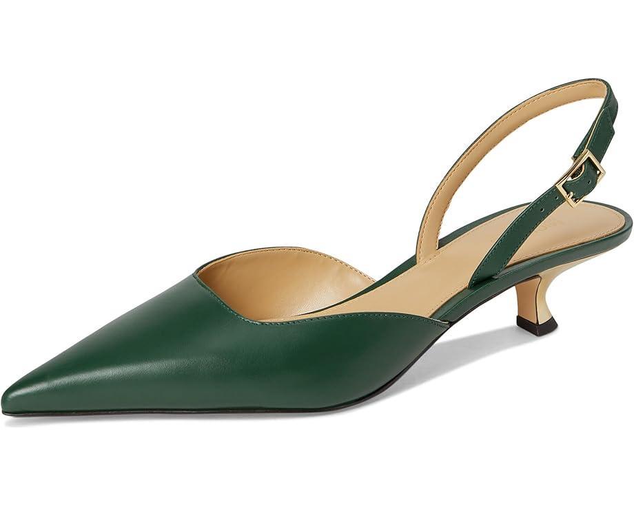 Khloe Pointed Toe Slingback Kitten Heel Product Image