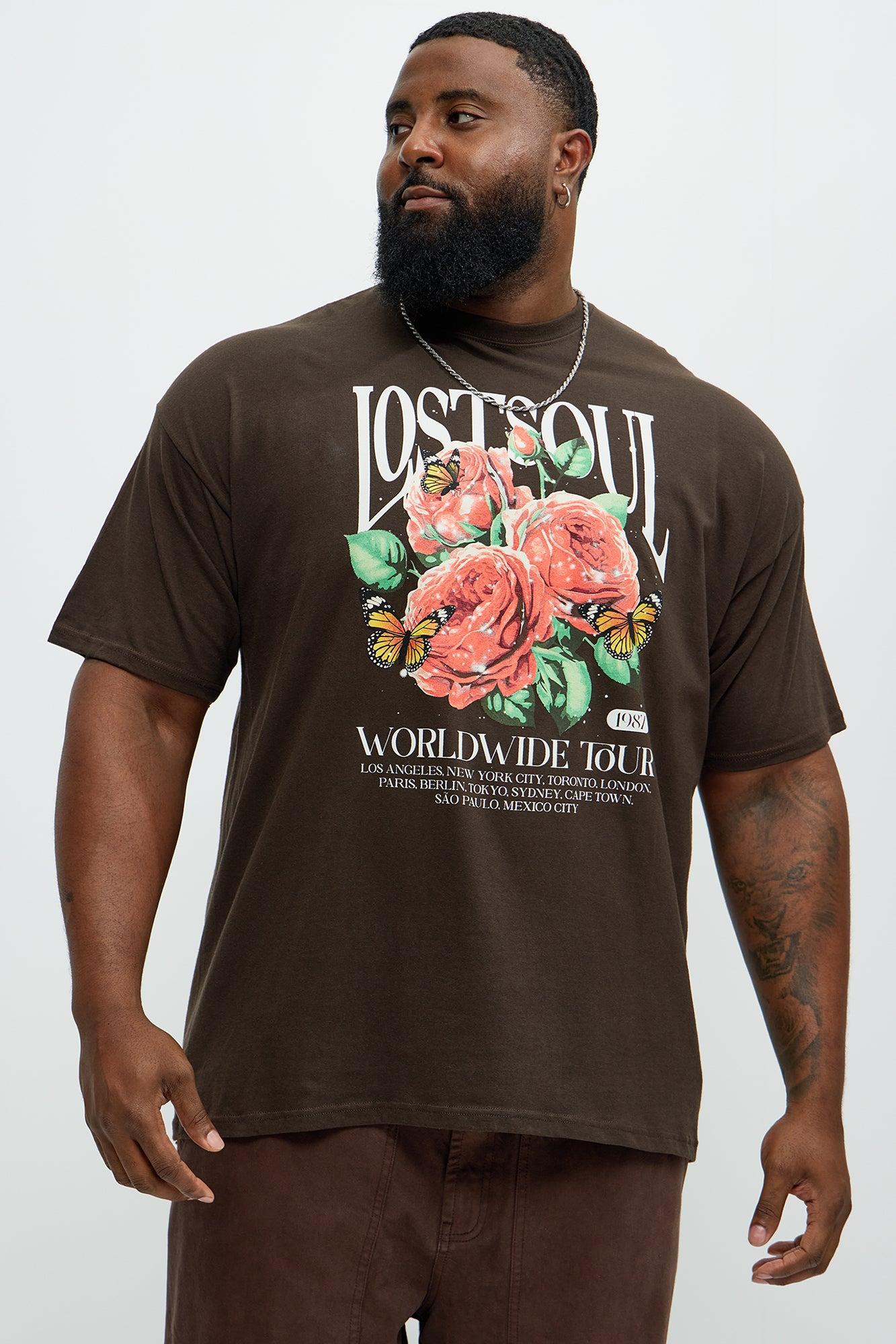 Lost Soul 1987 Short Sleeve Tee - Brown Product Image