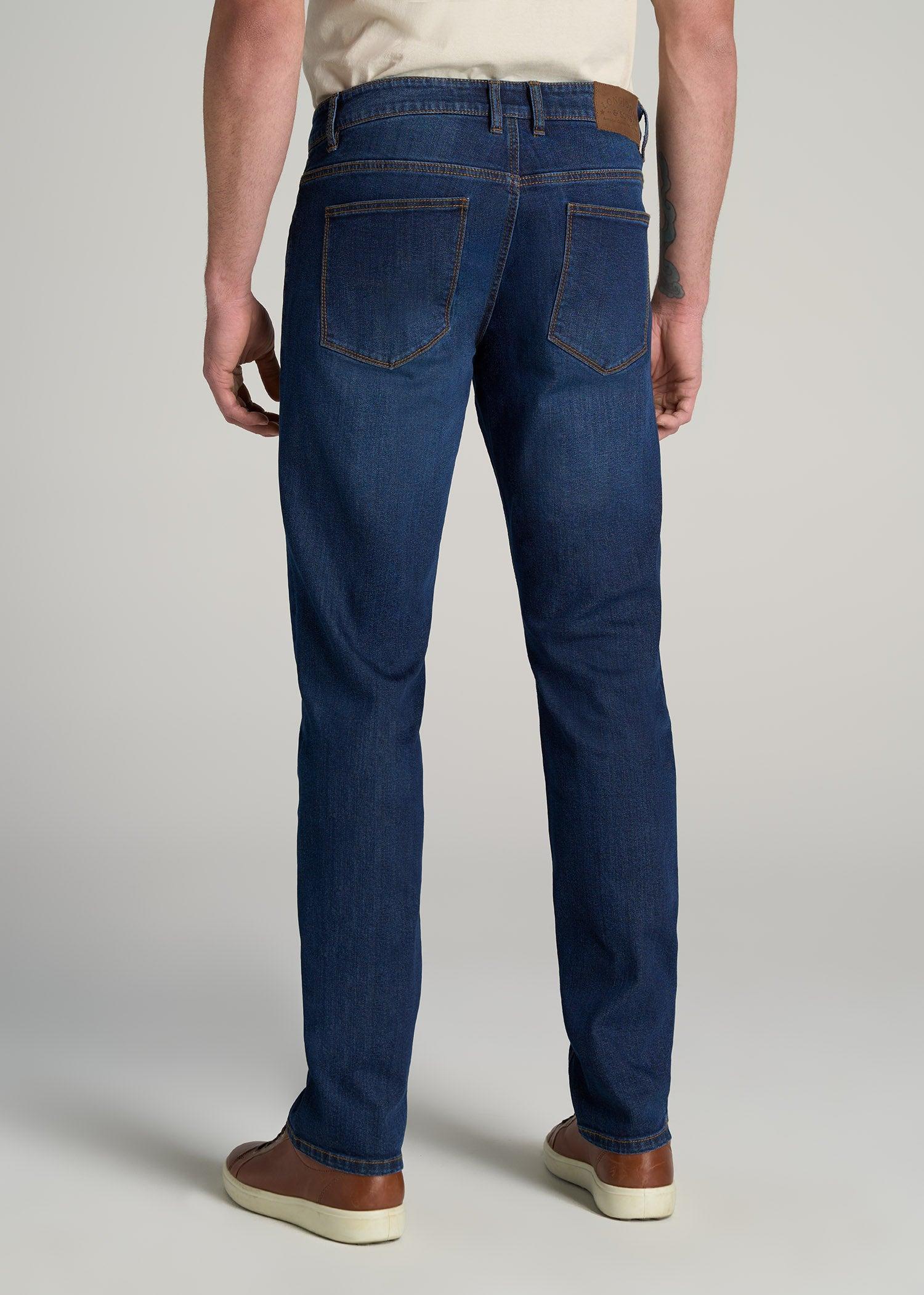 LJ&S TAPERED Jeans for Tall Men in Charger Blue Product Image