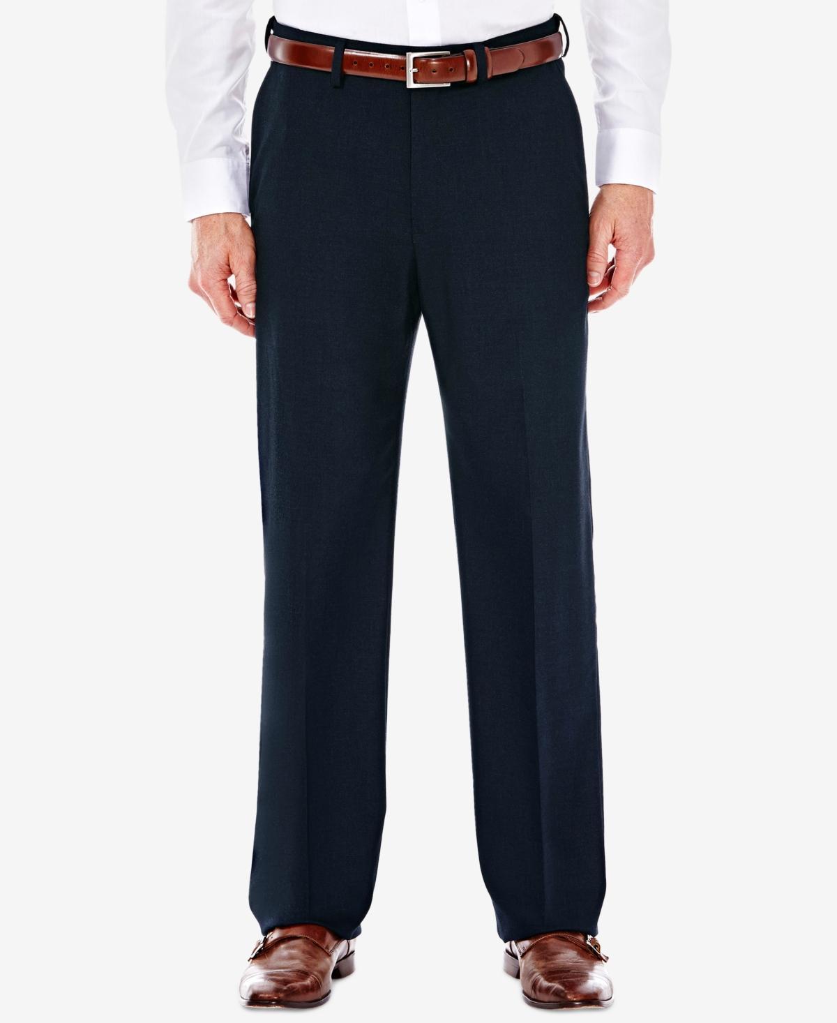 Men's J.M. Haggar® Premium Classic-Fit Flat-Front Stretch Suit Pants, Size: 40X29, Oatmeal Product Image
