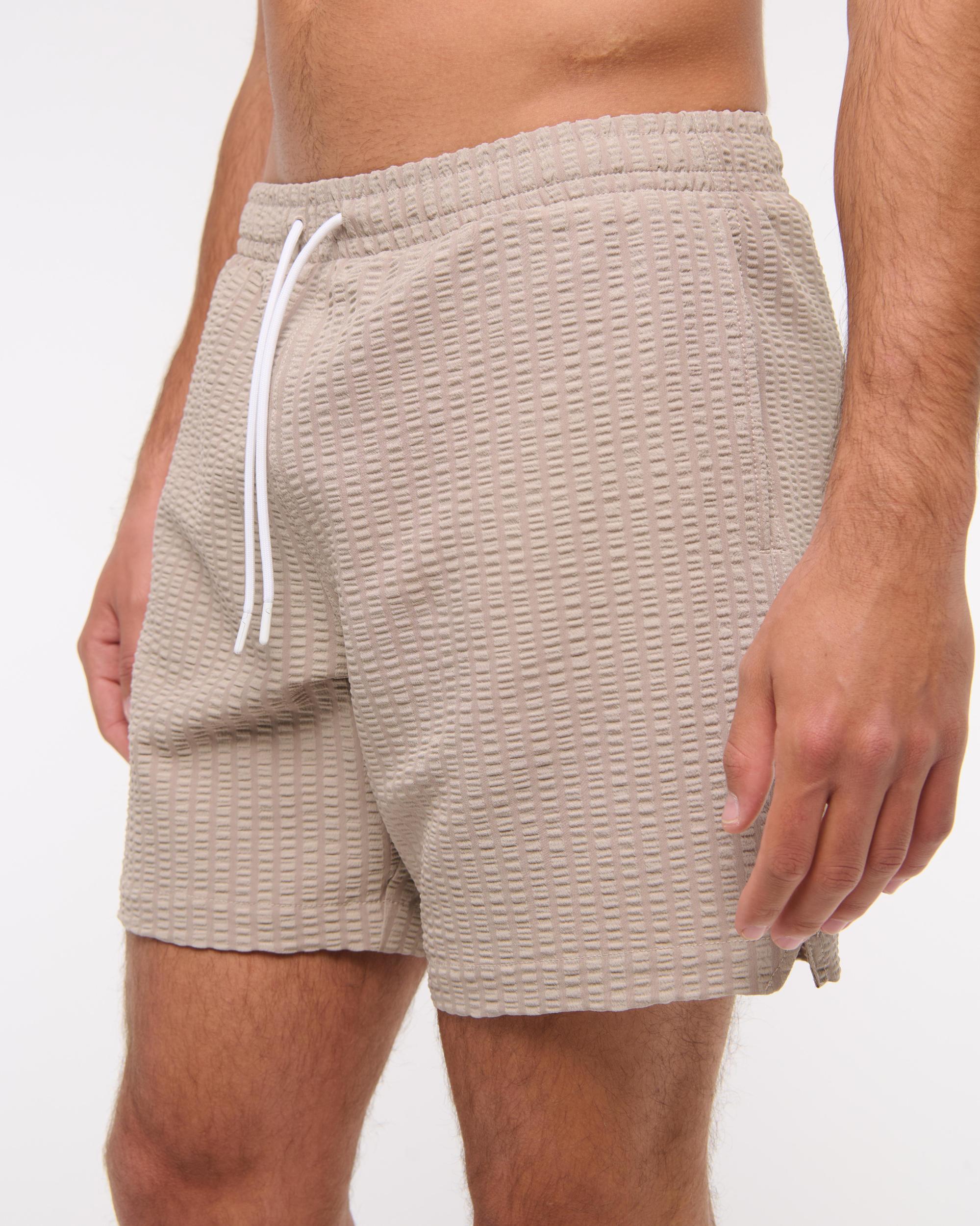 Pull-On Seersucker Swim Trunk Product Image