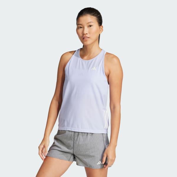 adidas Own The Run Tank Top Violet Tone XS Womens Product Image