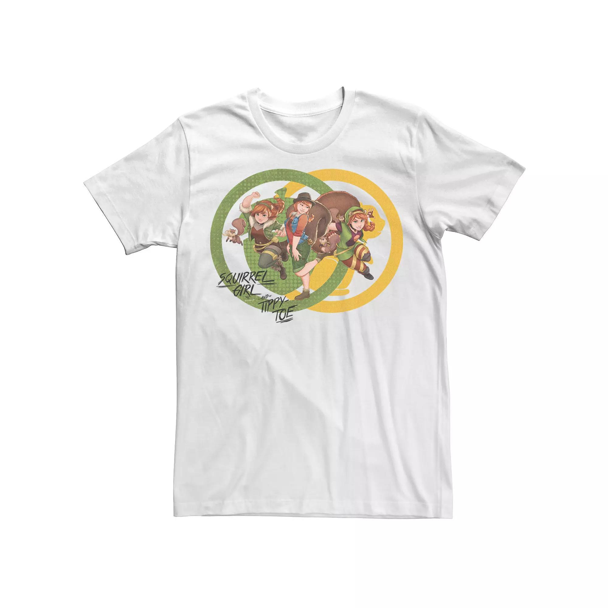 Mens Marvel Rising Secret Warriors Squirrel Girl Symbol Collage Tee Product Image