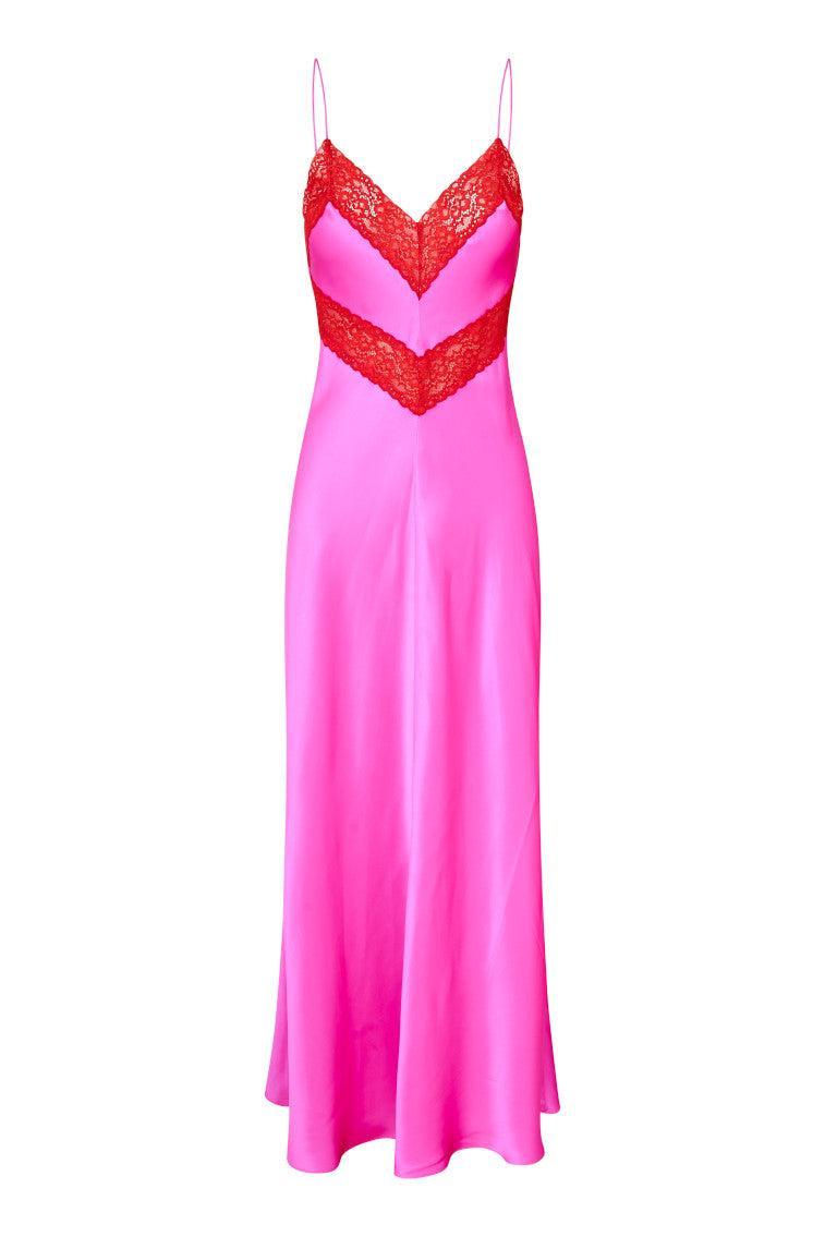 Serita Lace-Trimmed Maxi Dress Product Image