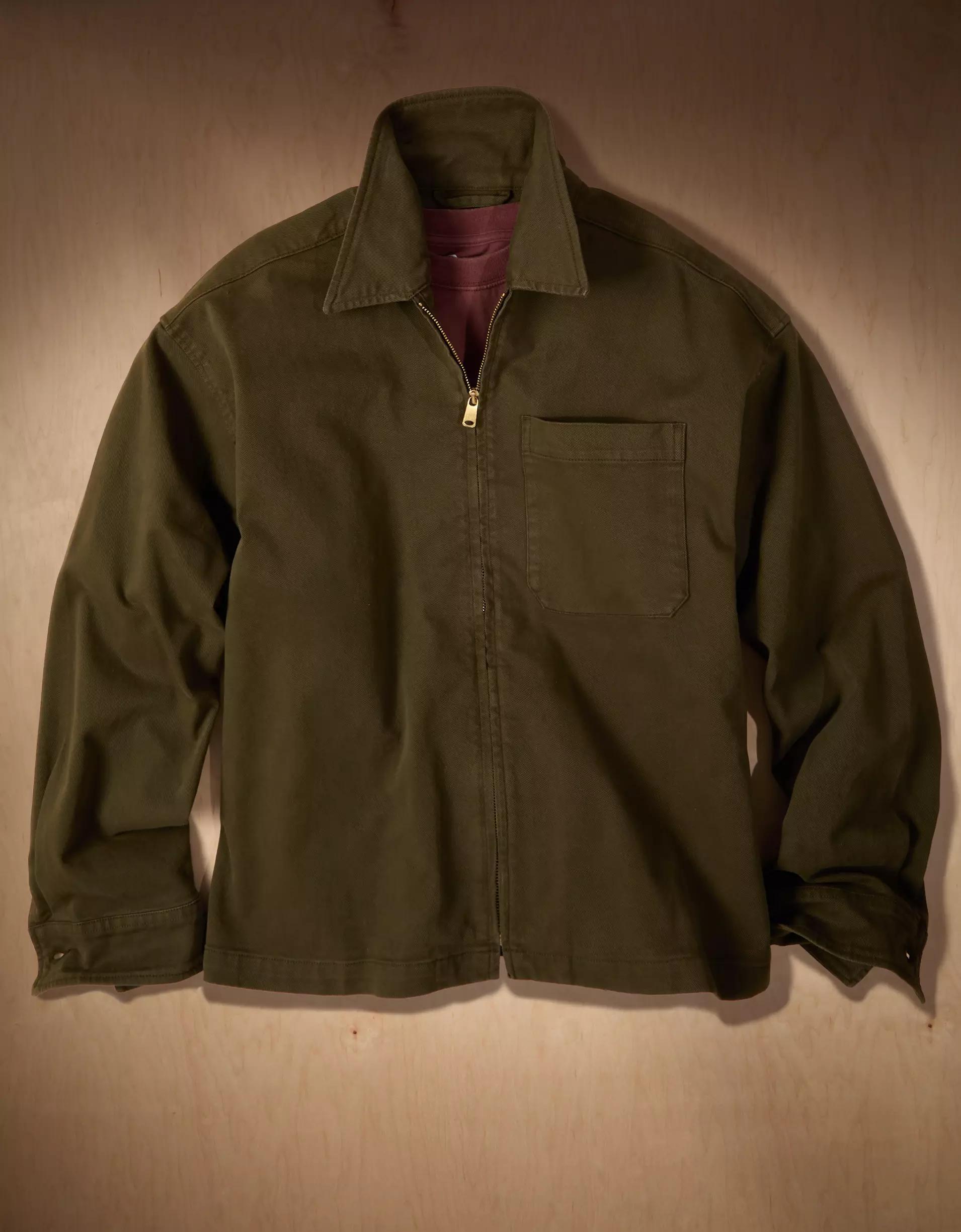AE x Tru Kolors Twill Full-Zip Mechanic Jacket Product Image
