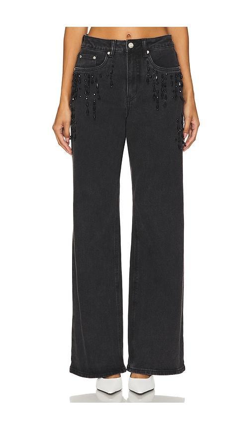Similina High Waisted Wide Jeans Gestuz Product Image