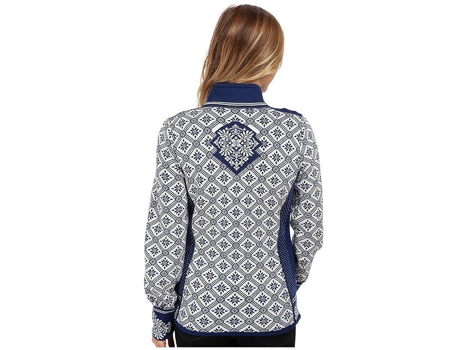 Dale of Norway Christiania (Navy/Off White/Nacht) Women's Sweater Product Image