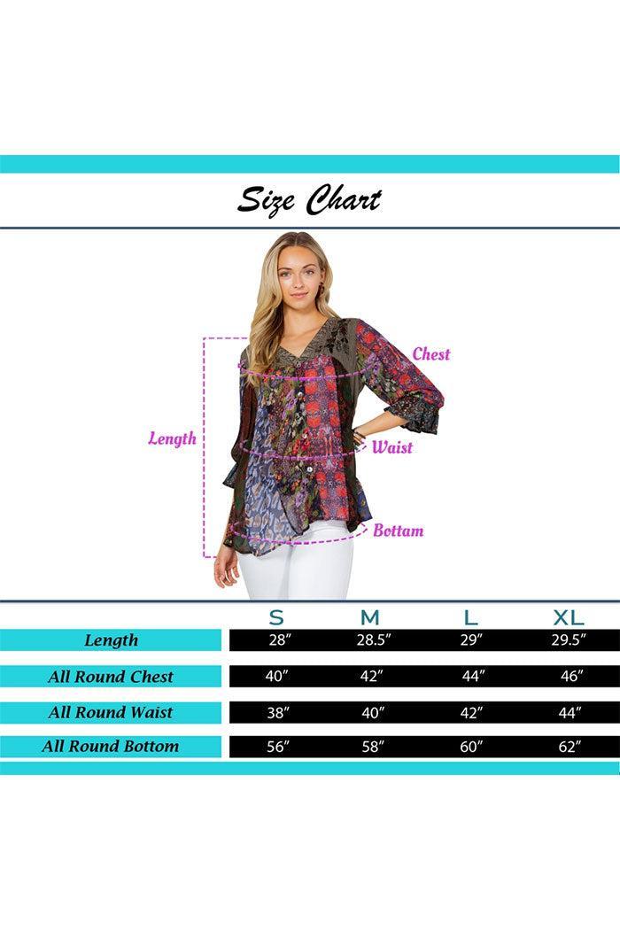 Overdyed Rayon V-Neck Top Product Image