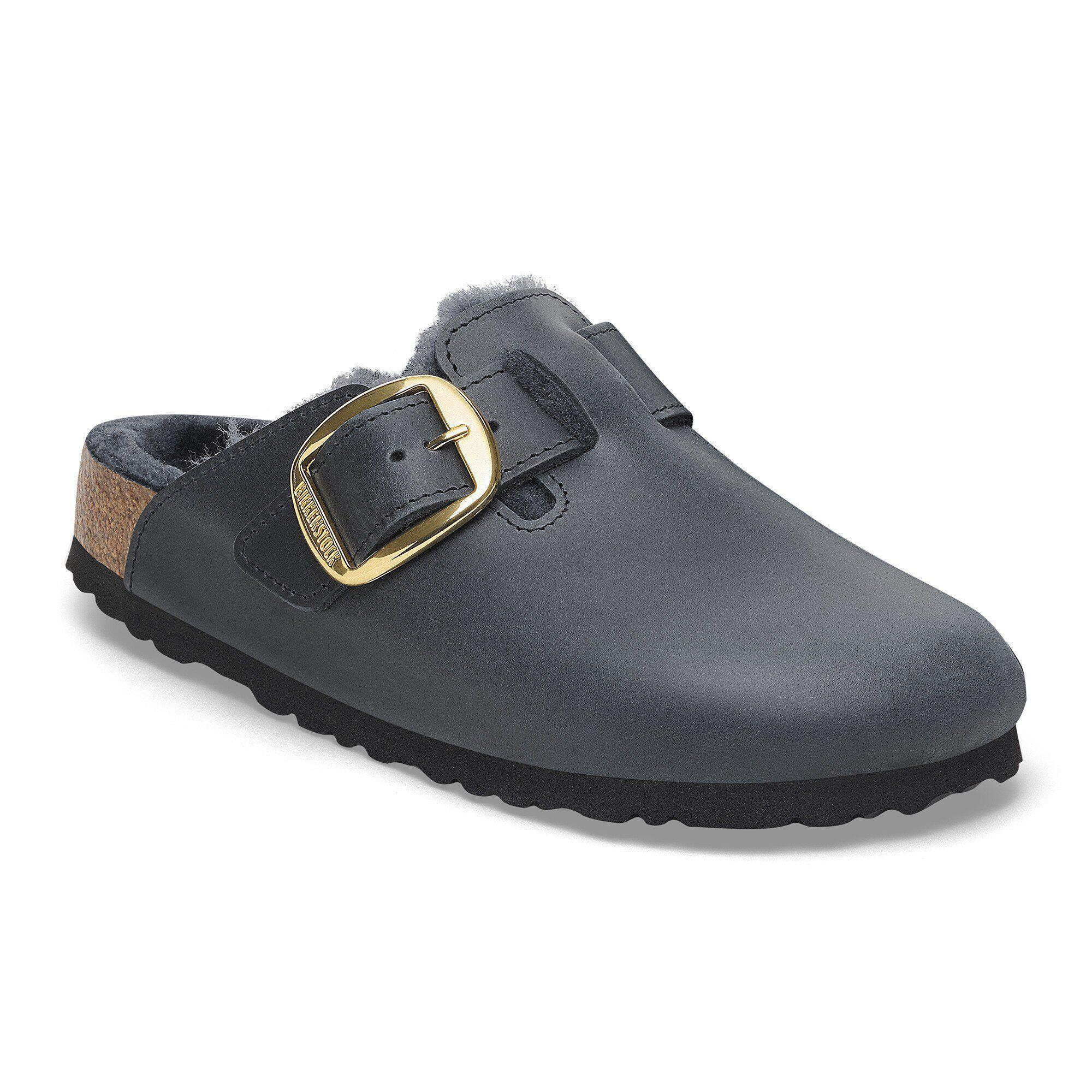 Boston Big Buckle Shearling Oiled Leather Zinfandel Product Image